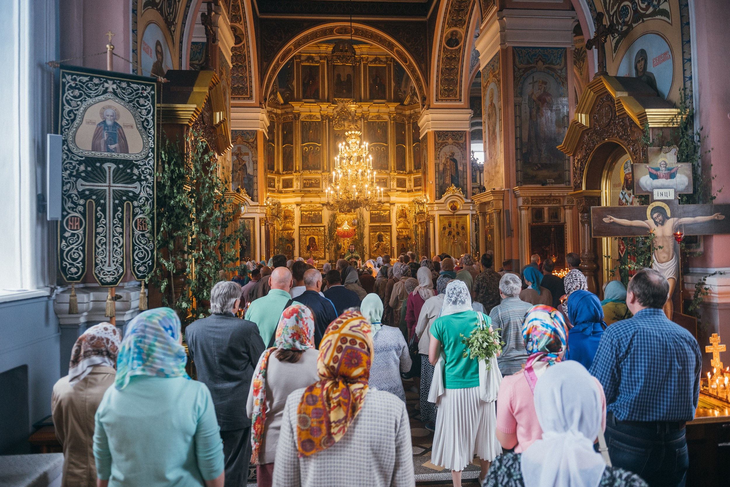 Литургия в праздник Святой Троицы в Преображенском Соборе г. Иваново. Семейный фотограф на крещение, венчание в Иваново Галина Скурихина