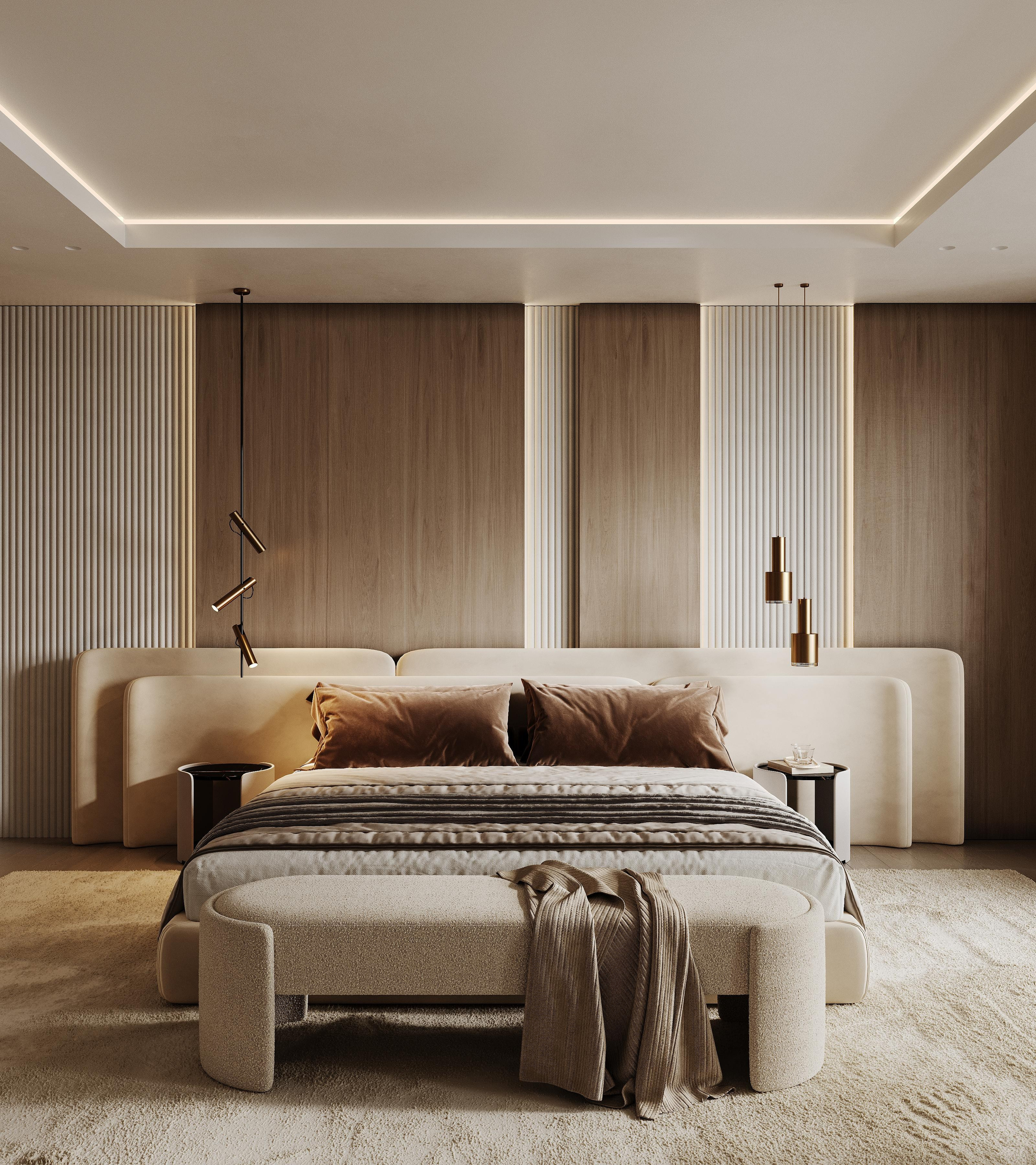 Мастер-спальня. Дизайнер интерьера Еремина Юлия