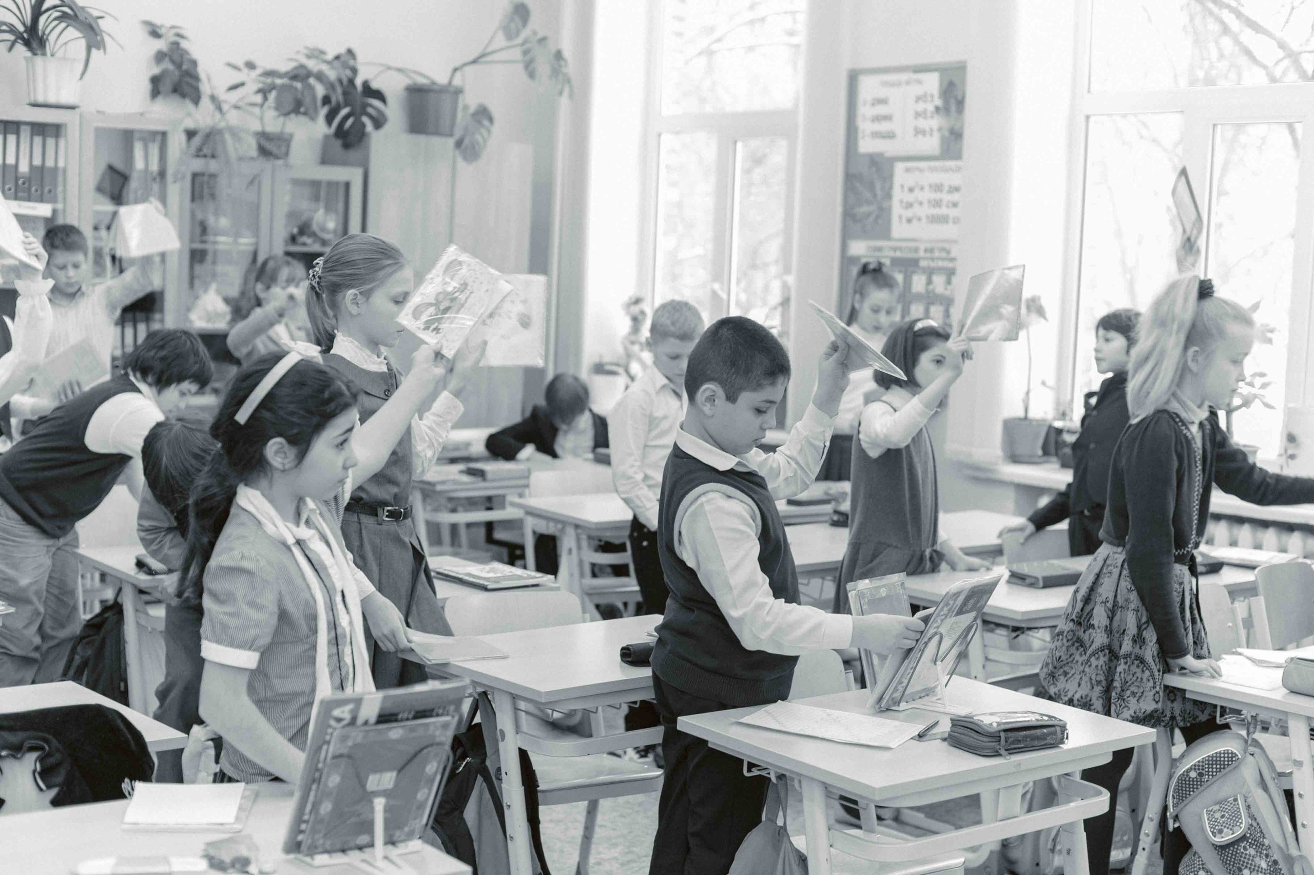 4 класс на уроке, школа 26, Москва, 2013 год. Фотограф и видеограф в Москве и Абу Даби Мария Кулагина