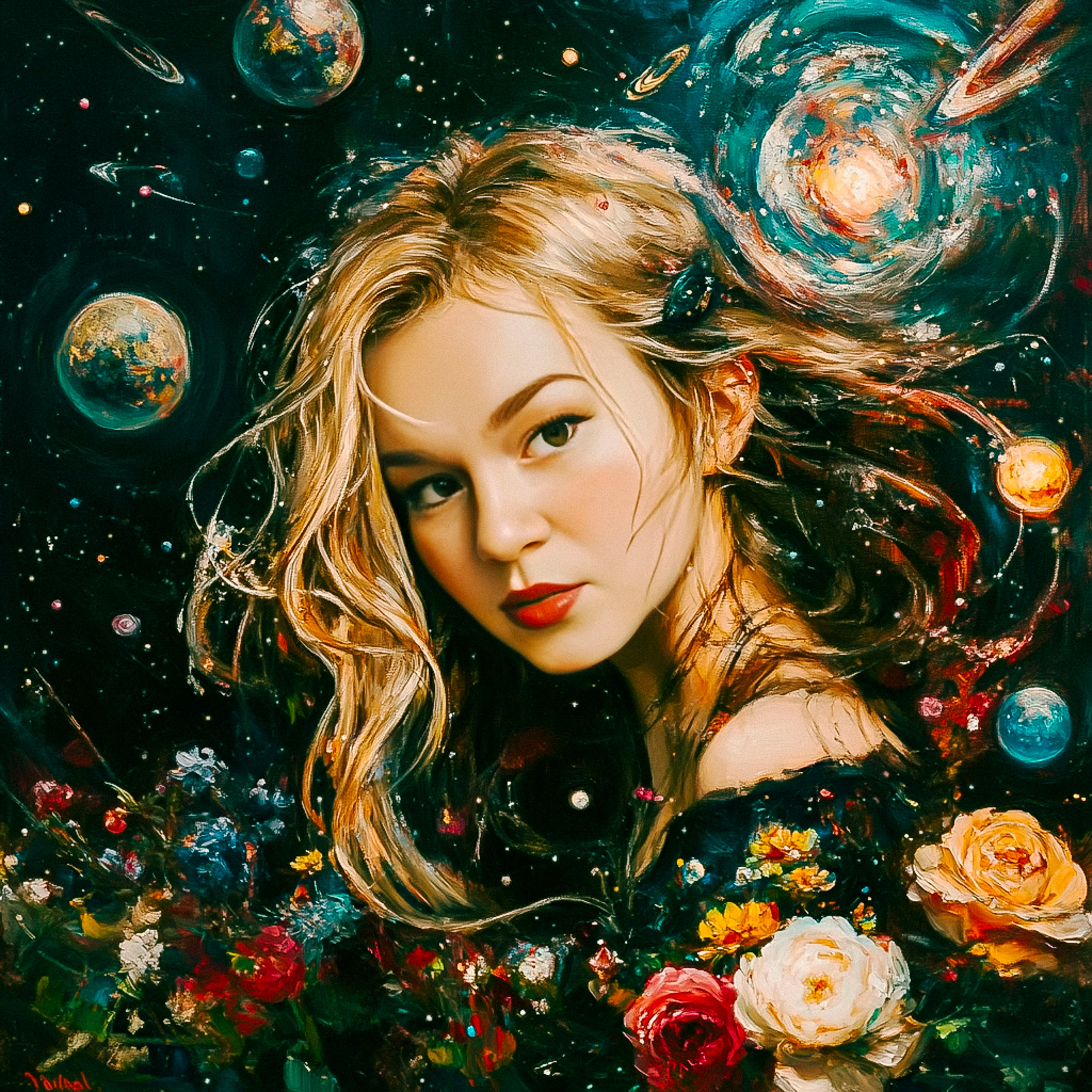 Нейрофотосессия для Екатерины. Космос. ФотоХудожник Харитонова Ирина г. Санкт-Петербург