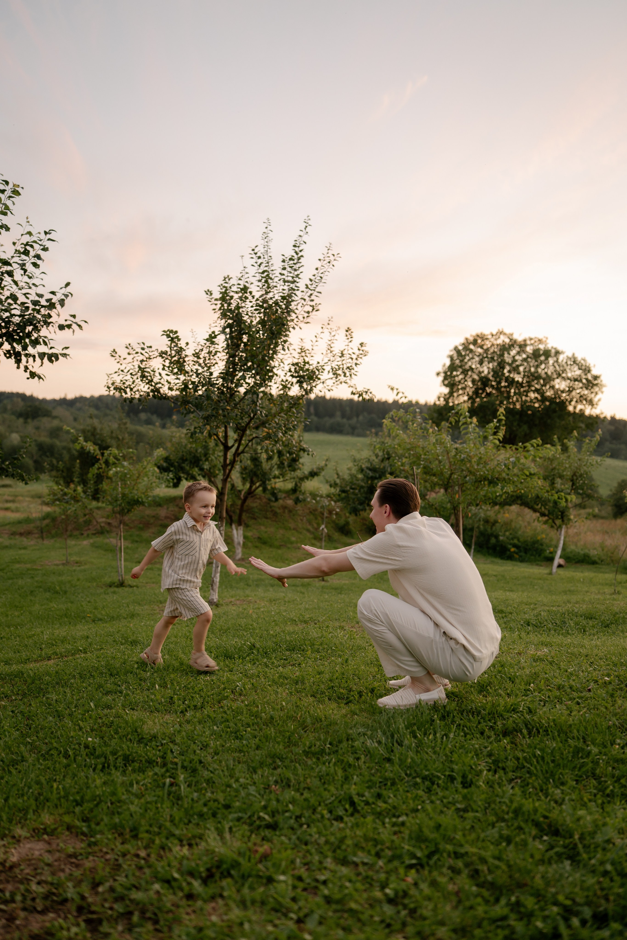 На закате. Свадебный и семейный фотограф в Москве и Красногорске — живые кадры | Анастасия Тихонова
