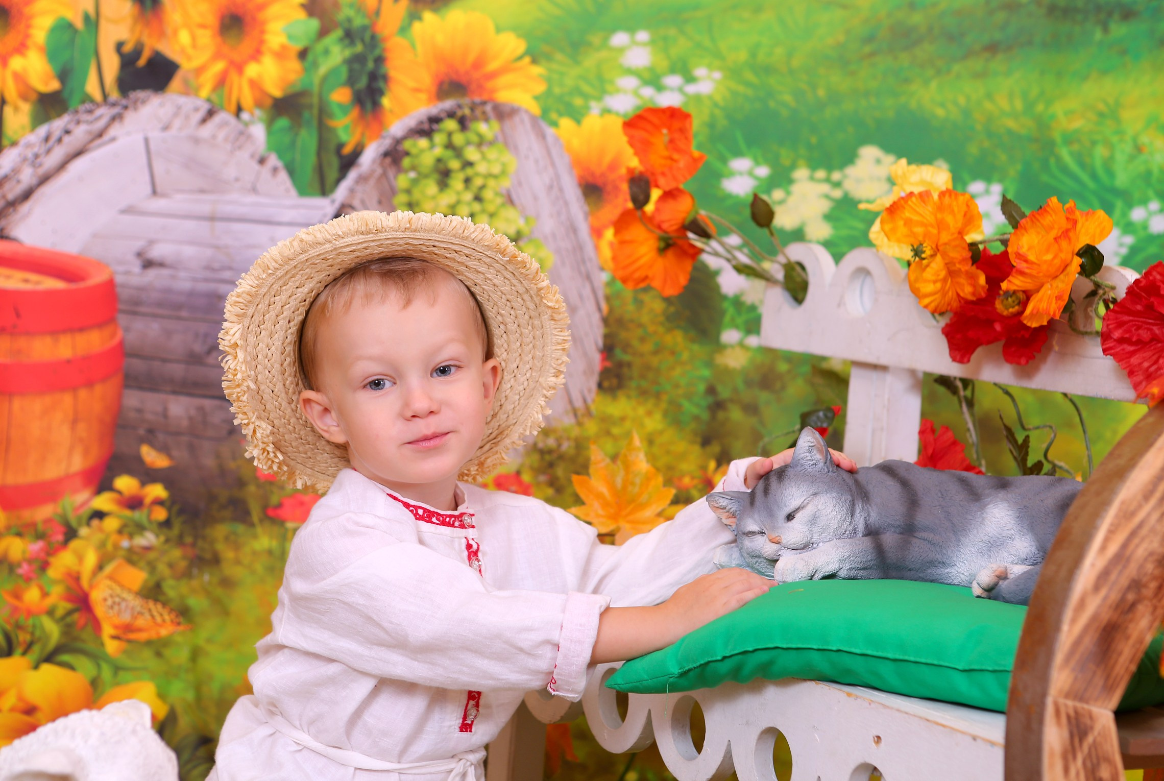 Осень в деревне. Студия детской и семейной фотографии 12кадров