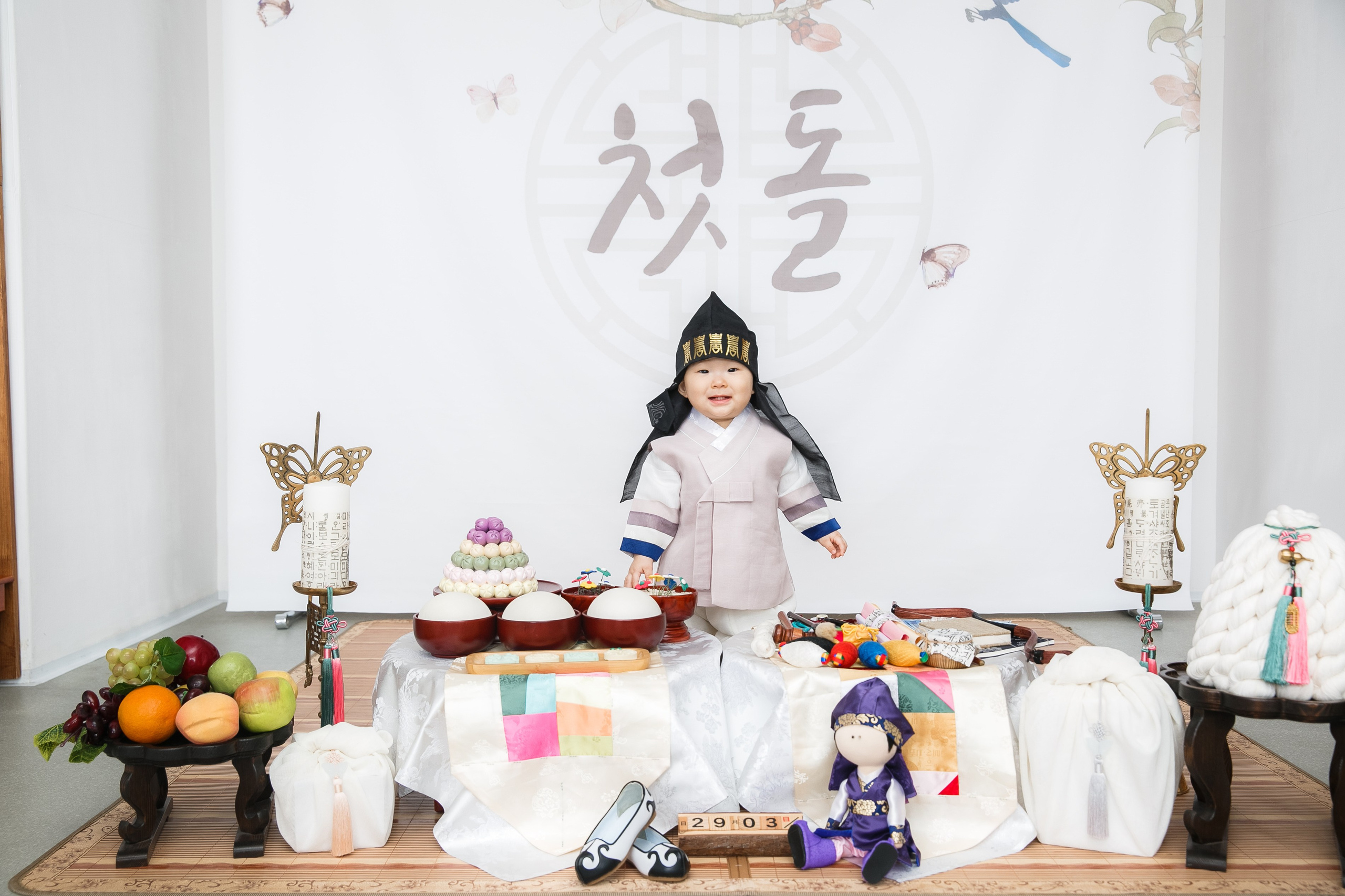 첫돌 Утренняя церемония (малыши). «Инбок» Фото студия