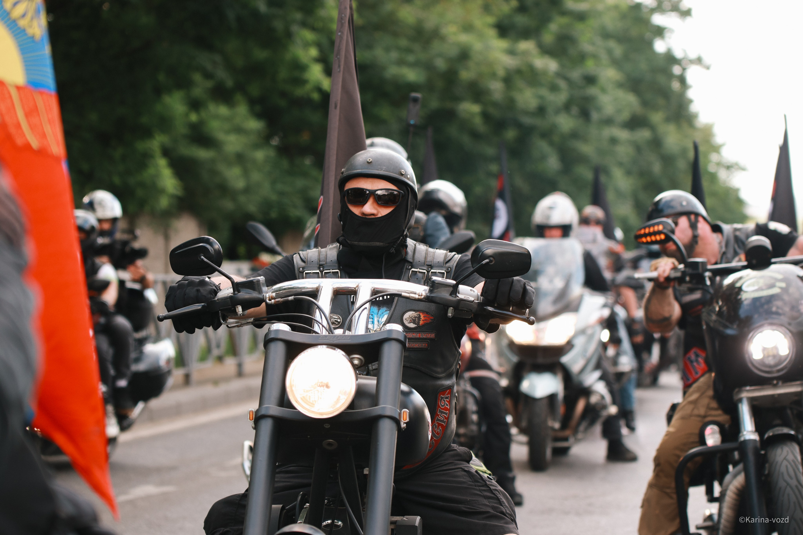 36-ти летие мотоклуба «Ночные Волки». Репортажный фотограф в Москве и Зеленограде Karina-vozd