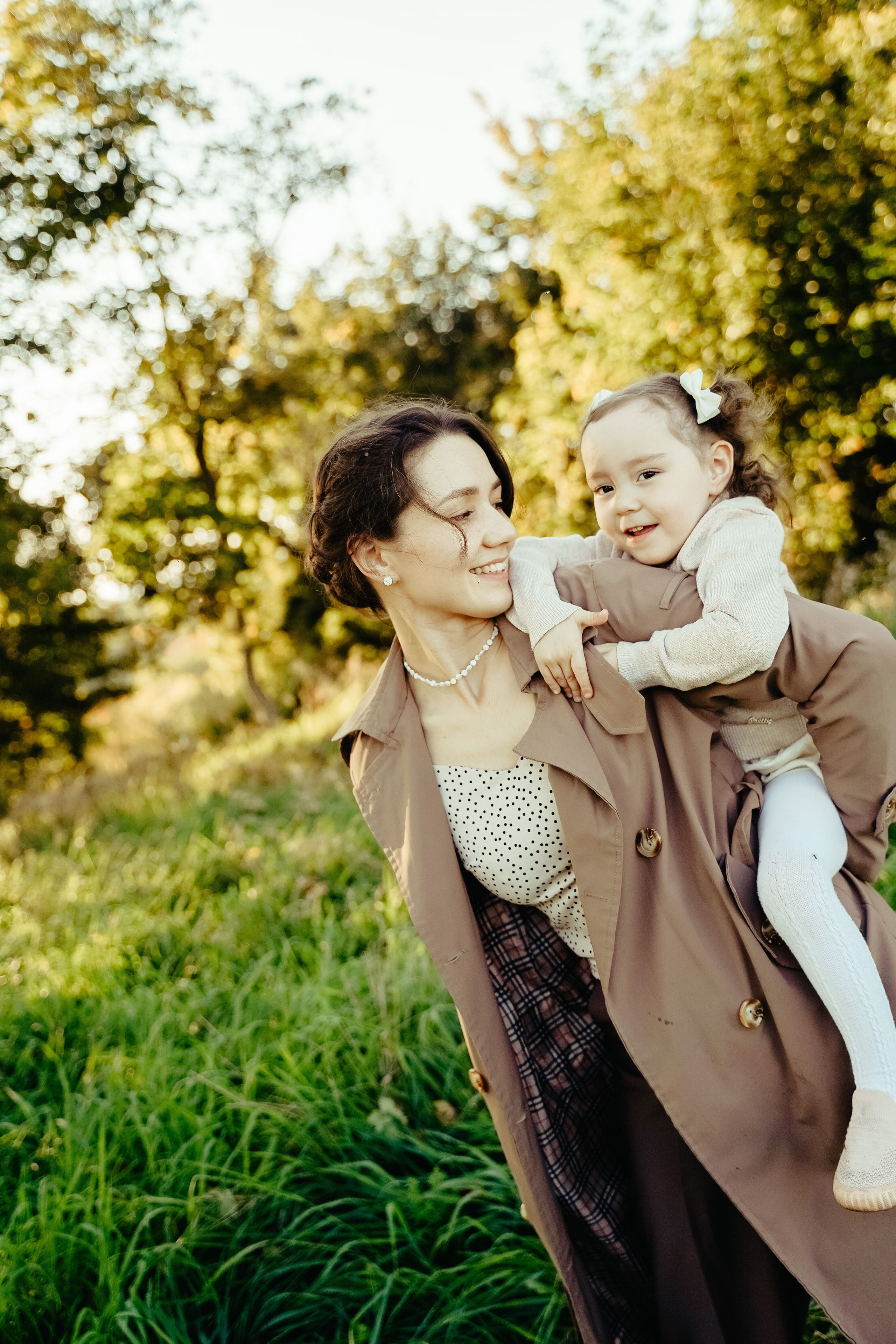 Мама и Дочка Осенняя фотосъемка