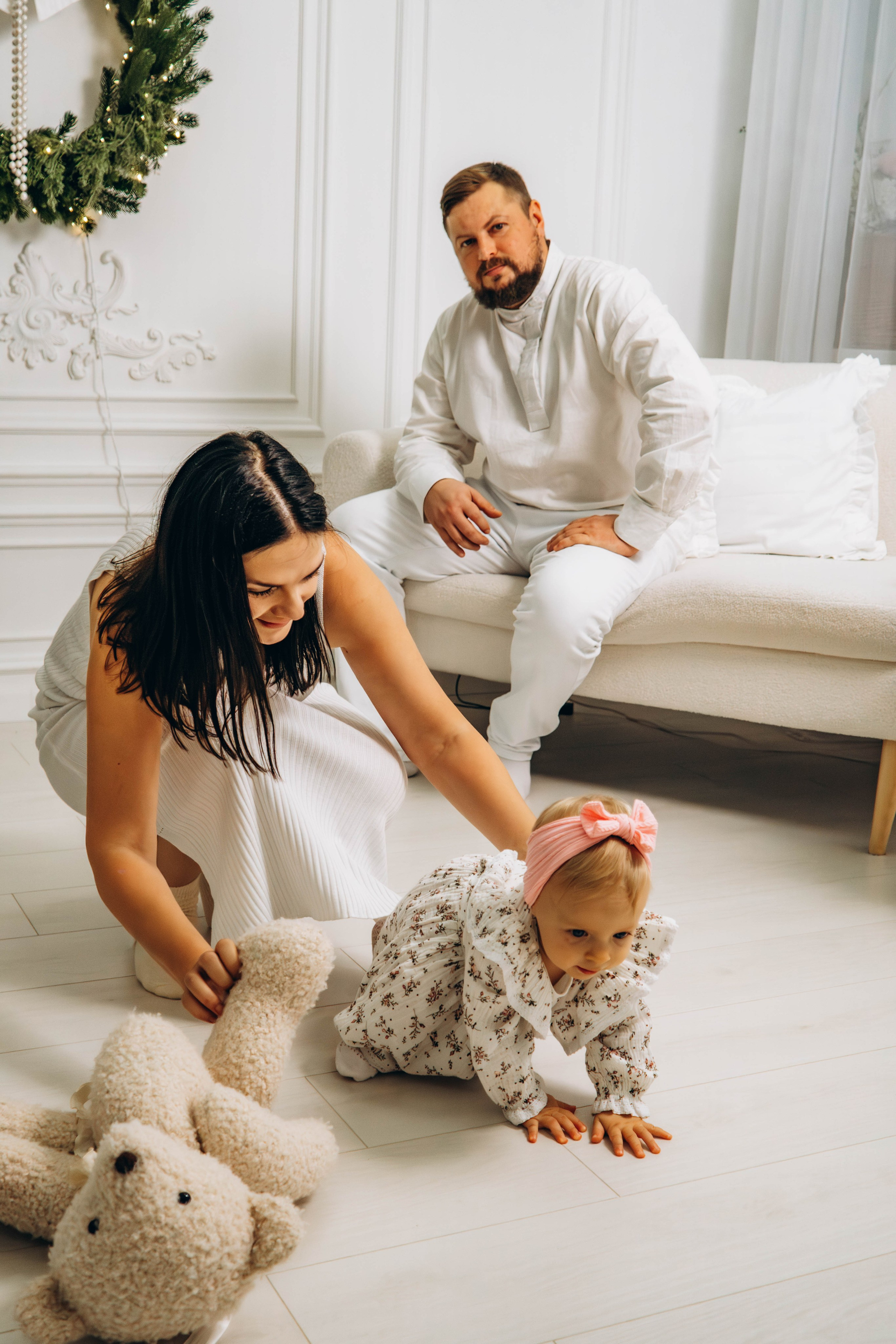 Съемка на годик малышки. Студия «LuLu». Фотограф Москва Валерия Веденина