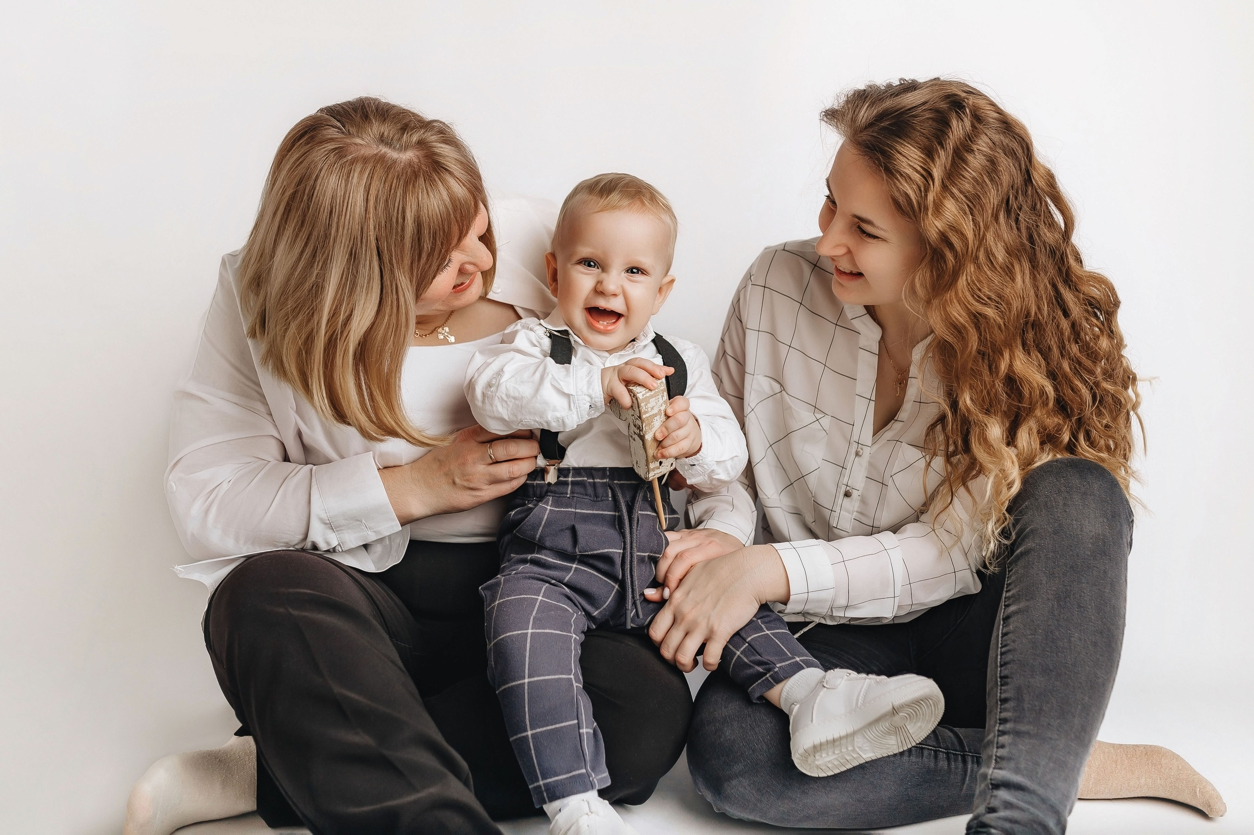 Семейные фото на годиках. Фотограф новорожденных Серпухов, Протвино, Москва I Марина Бурмистрова