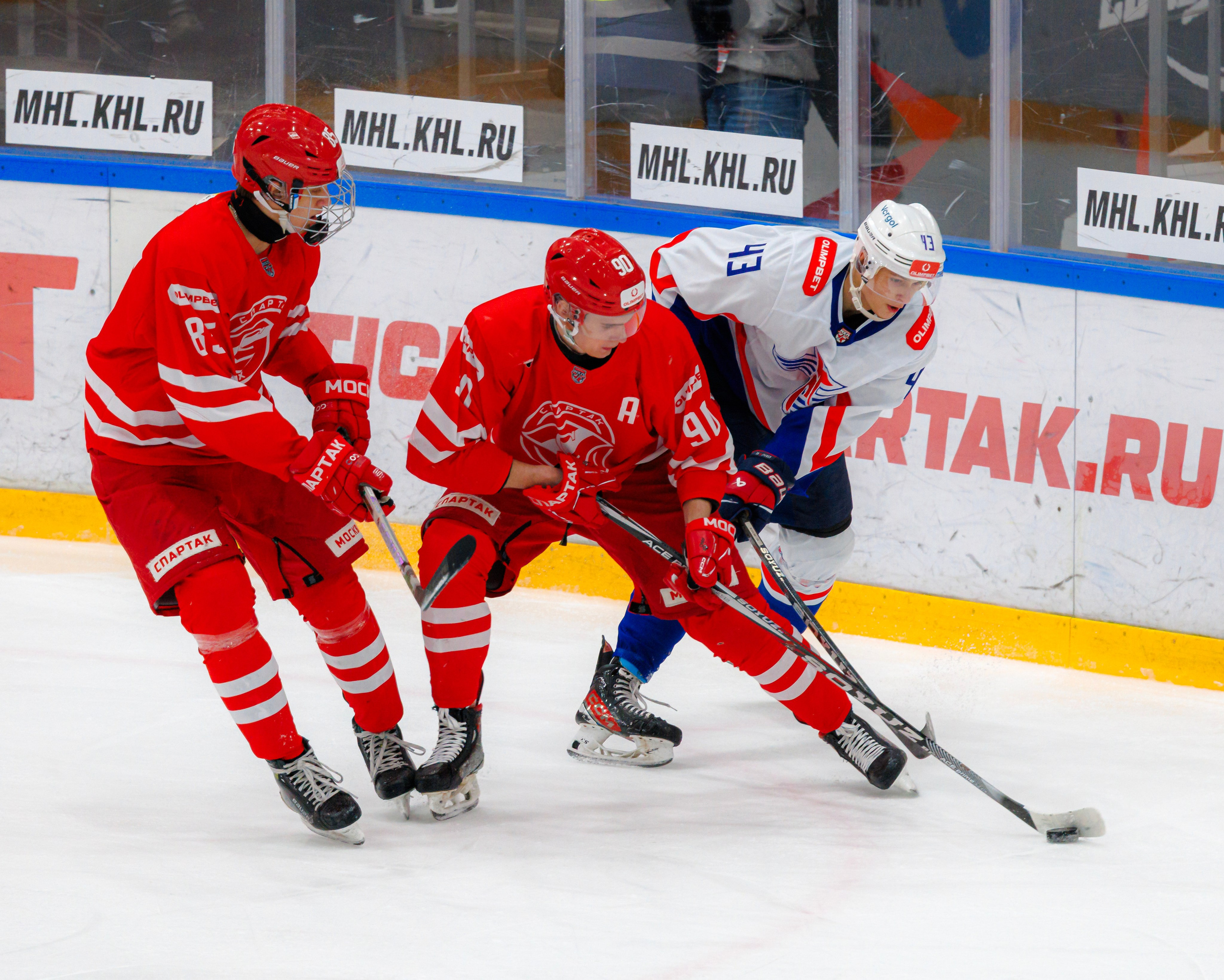 МАТЧ МХЛ. МХК СПАРТАК МАХ — ХК КРЫЛЬЯ СОВЕТОВ. Artem Zenin Photography