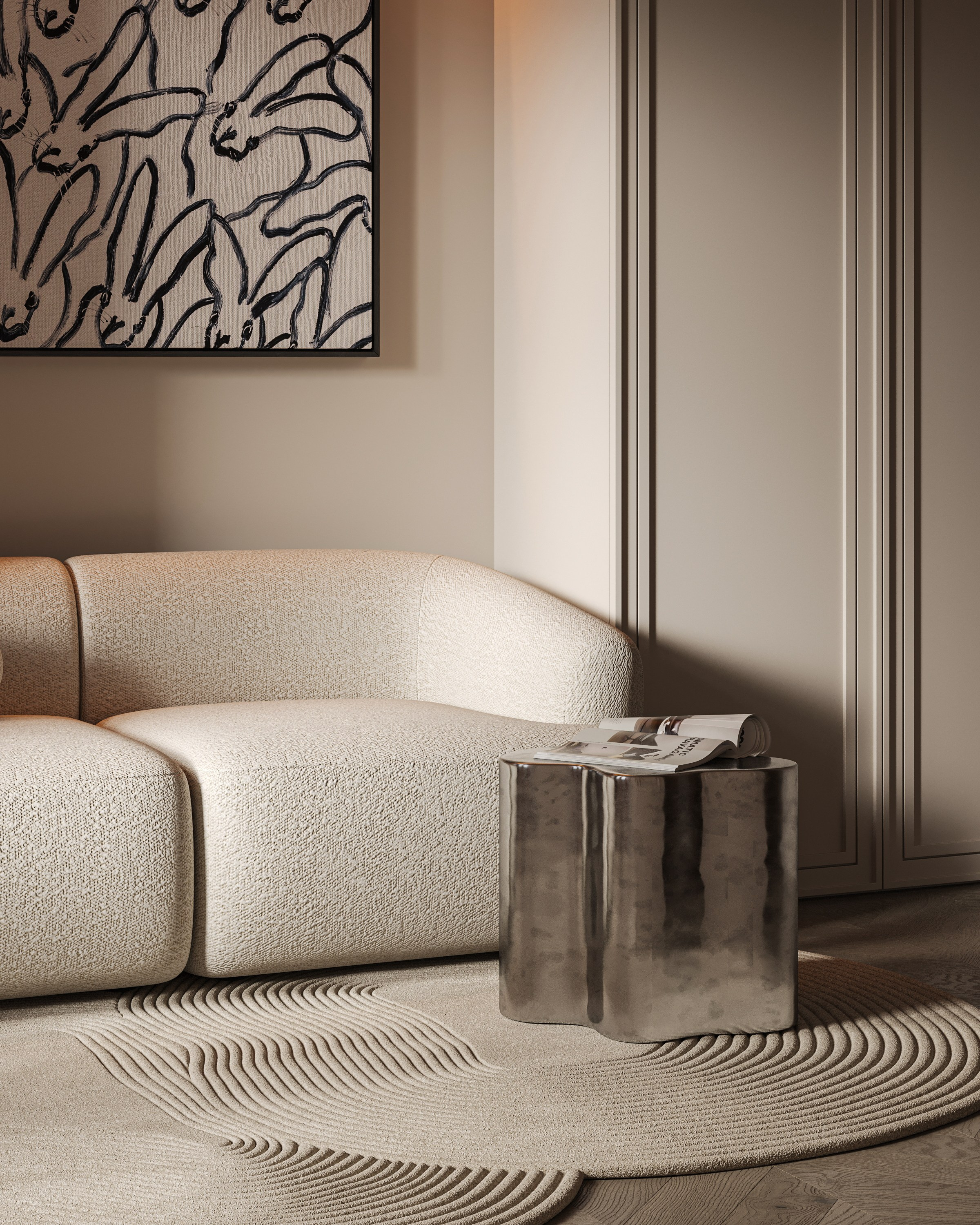 Кабинет ЖК «Континенталь». 3D визуализация интерьера Надежда Соколова