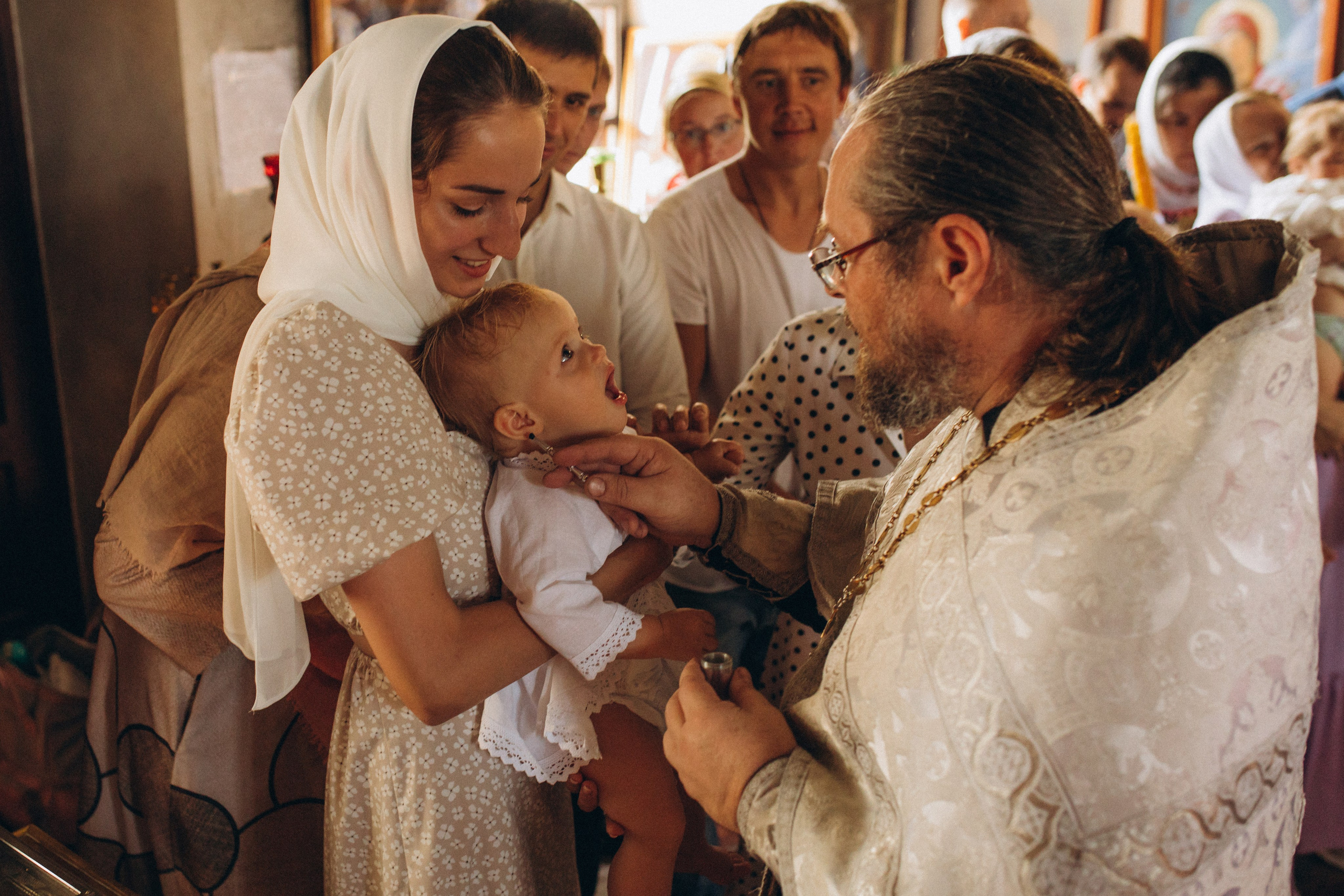 Крещение Марии. Семейный фотограф в Обнинске