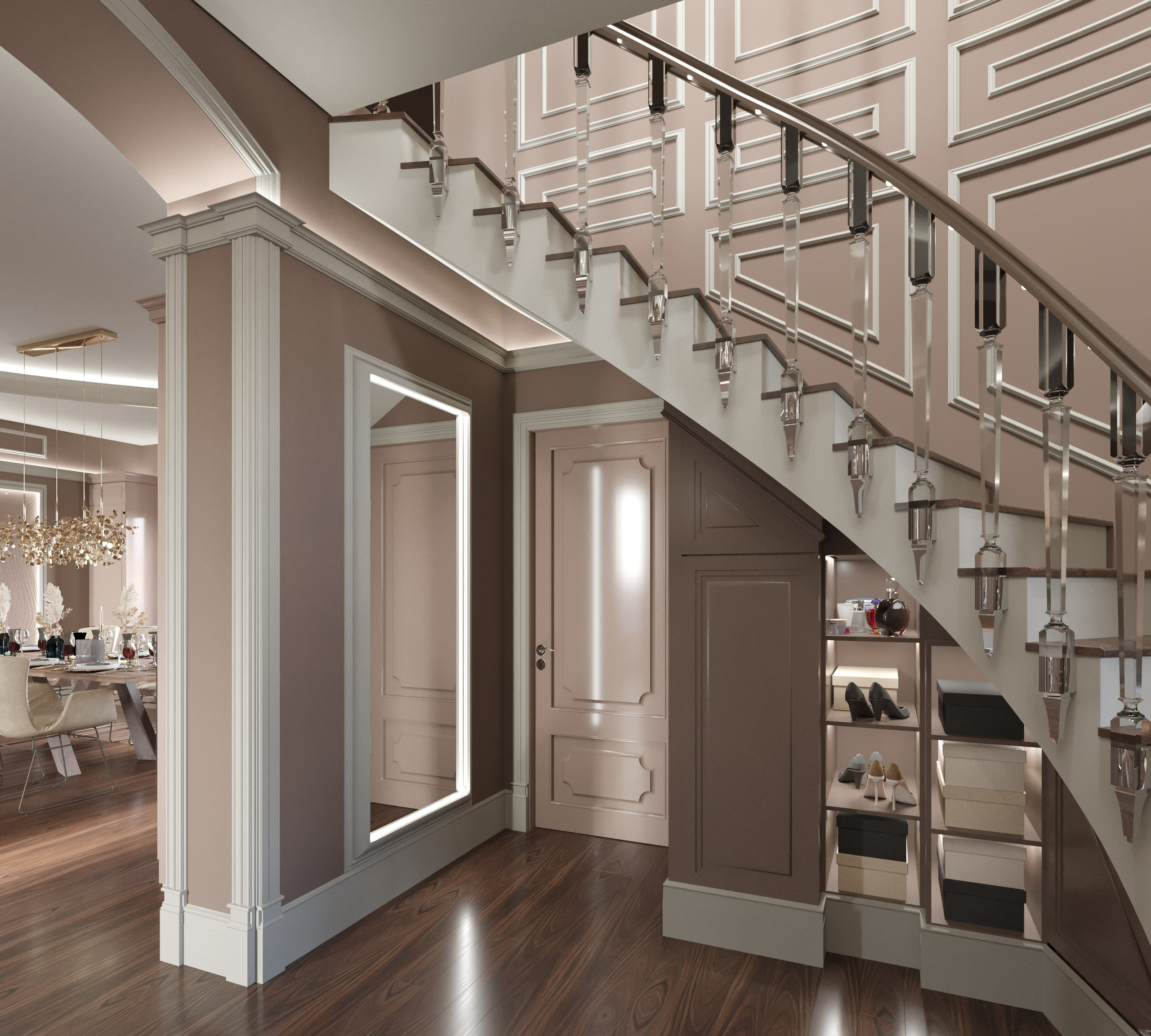 Интерьер частного жилого дома