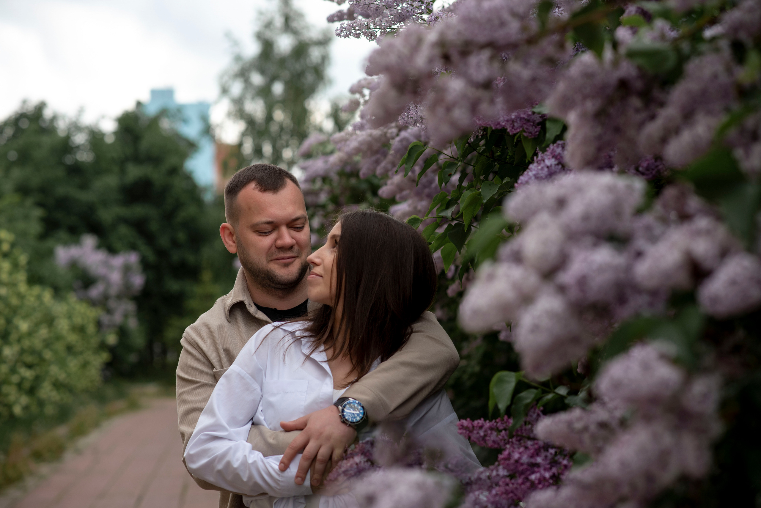 Фотосессии в цветении. Свадебный и семейный фотограф Полина Малюкова Москва, Химки, Зеленоград