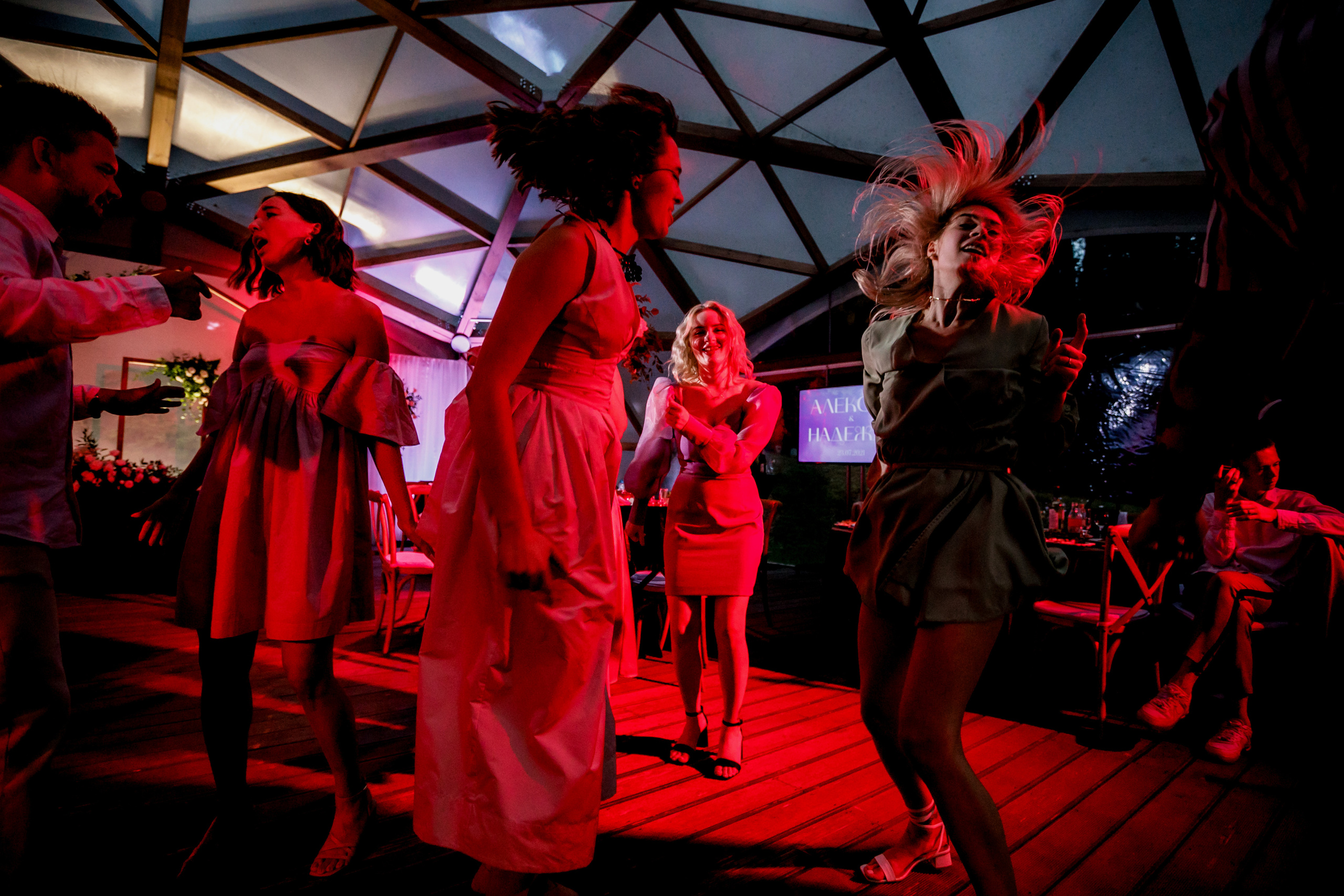 Свадебная вечеринка Алексея и Нади. Свадебный фотограф Марина Назарова Москва