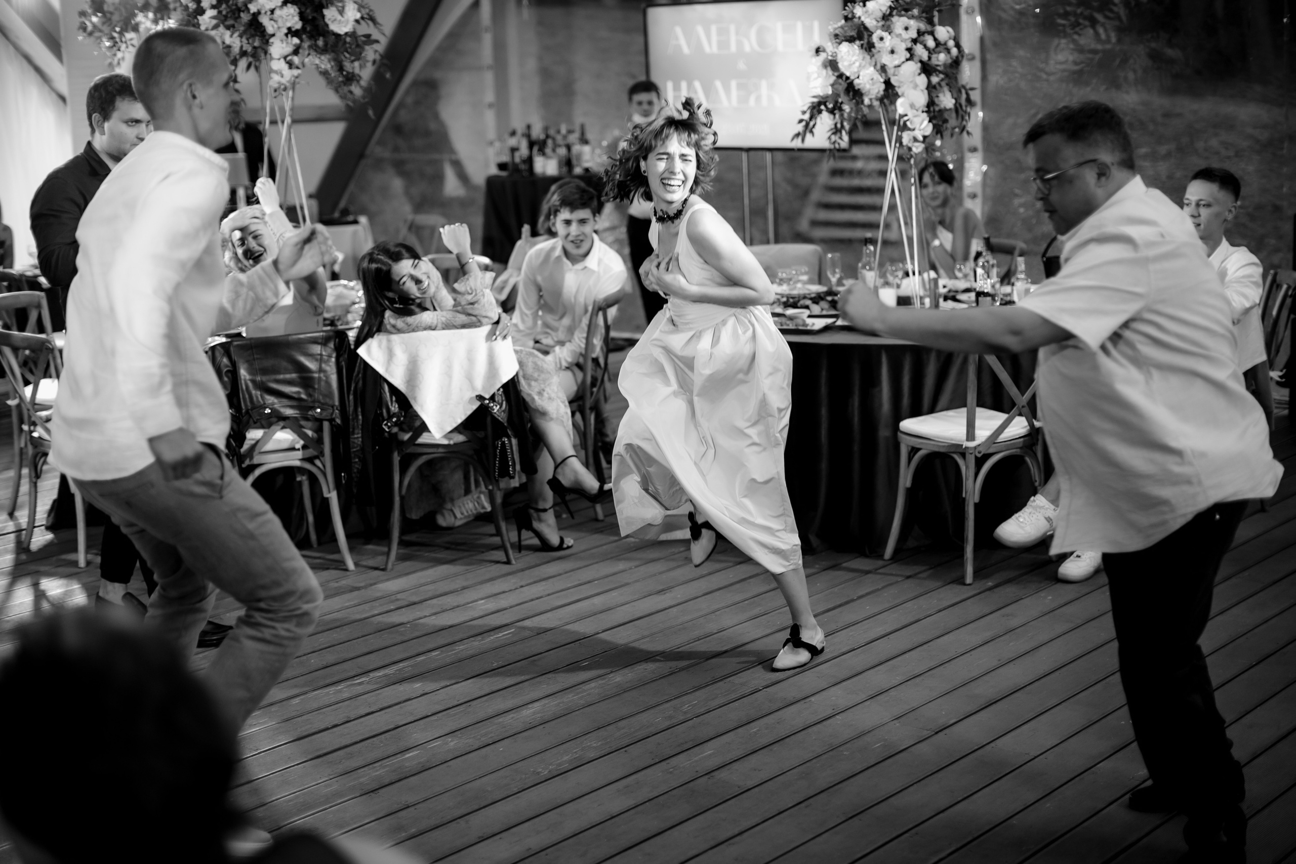 Свадебная вечеринка Алексея и Нади. Свадебный фотограф Марина Назарова Москва