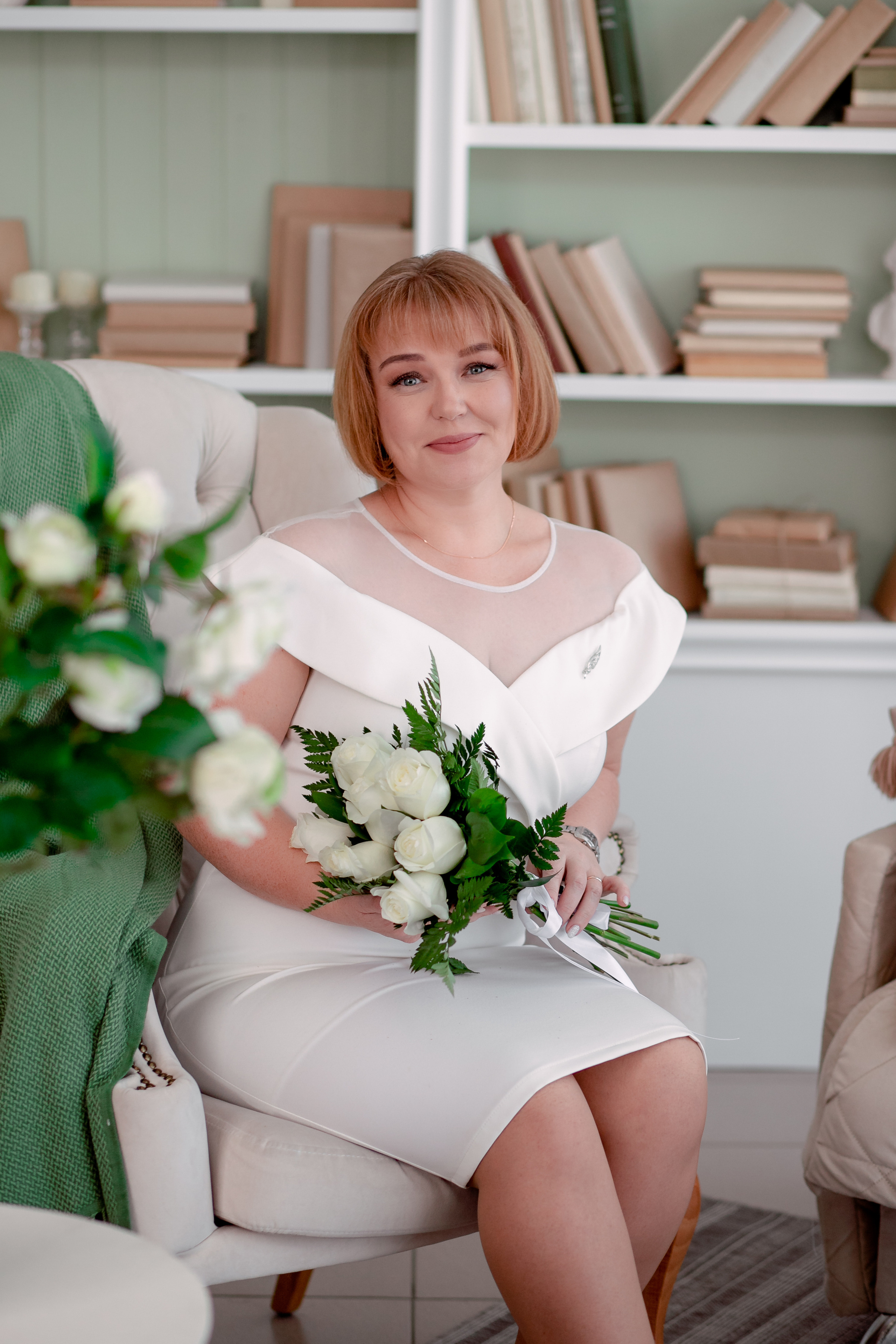 Жених с невестой в студии (+дети). Фотограф Кравченко Юлия. Энгельс