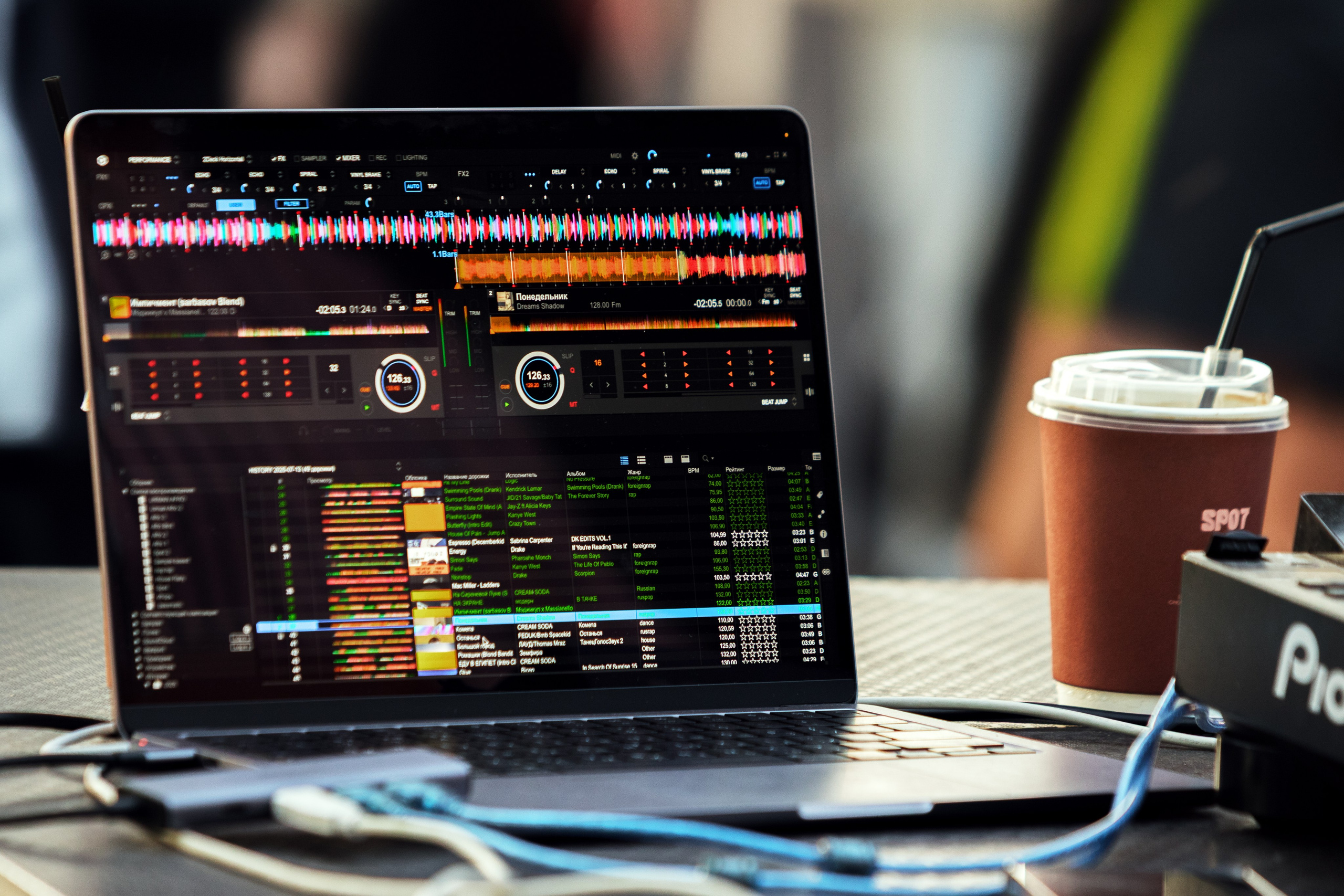 Dj event. Design Muginov