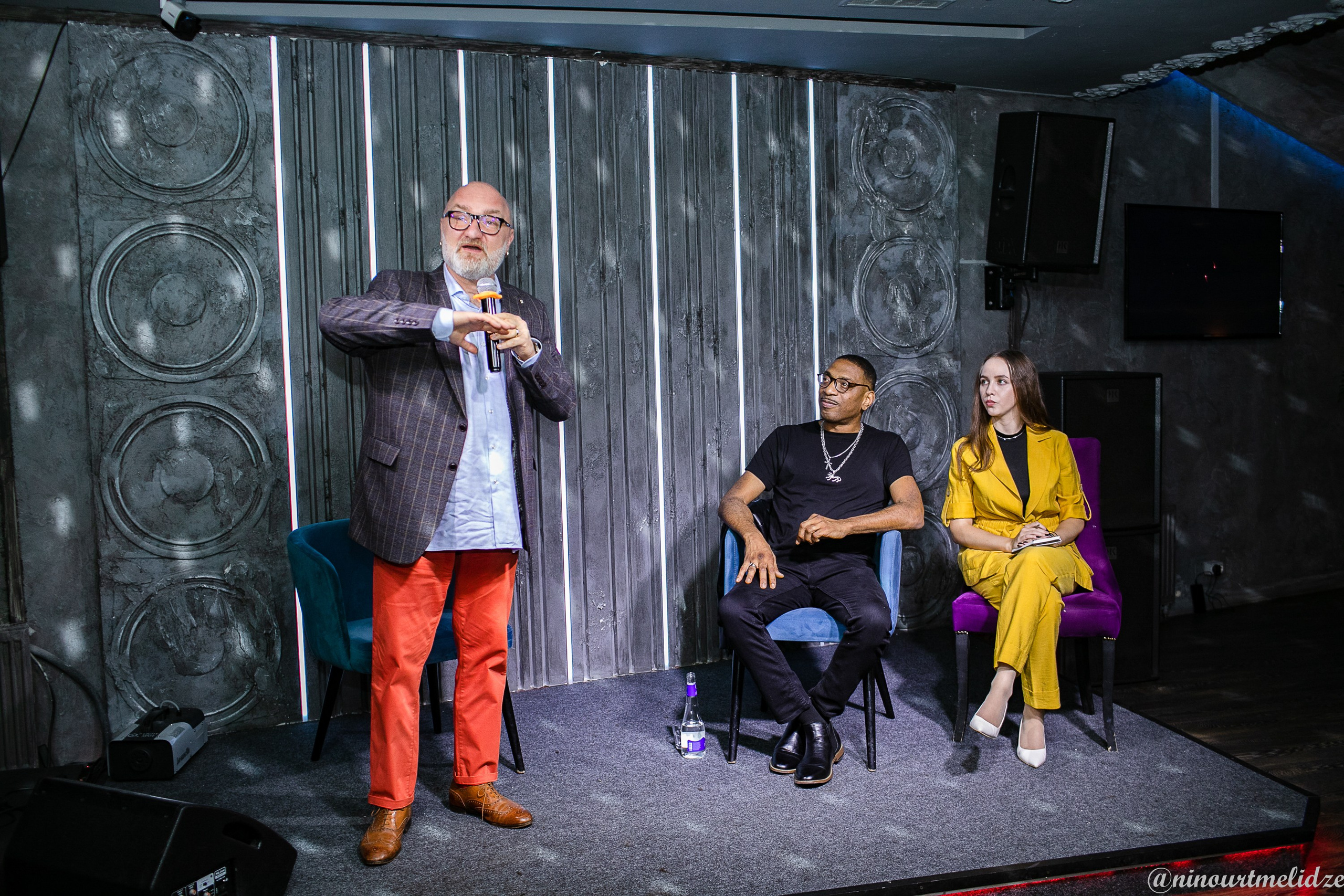 Пресс конференция Kevin Maccoy. Art photographer Nino