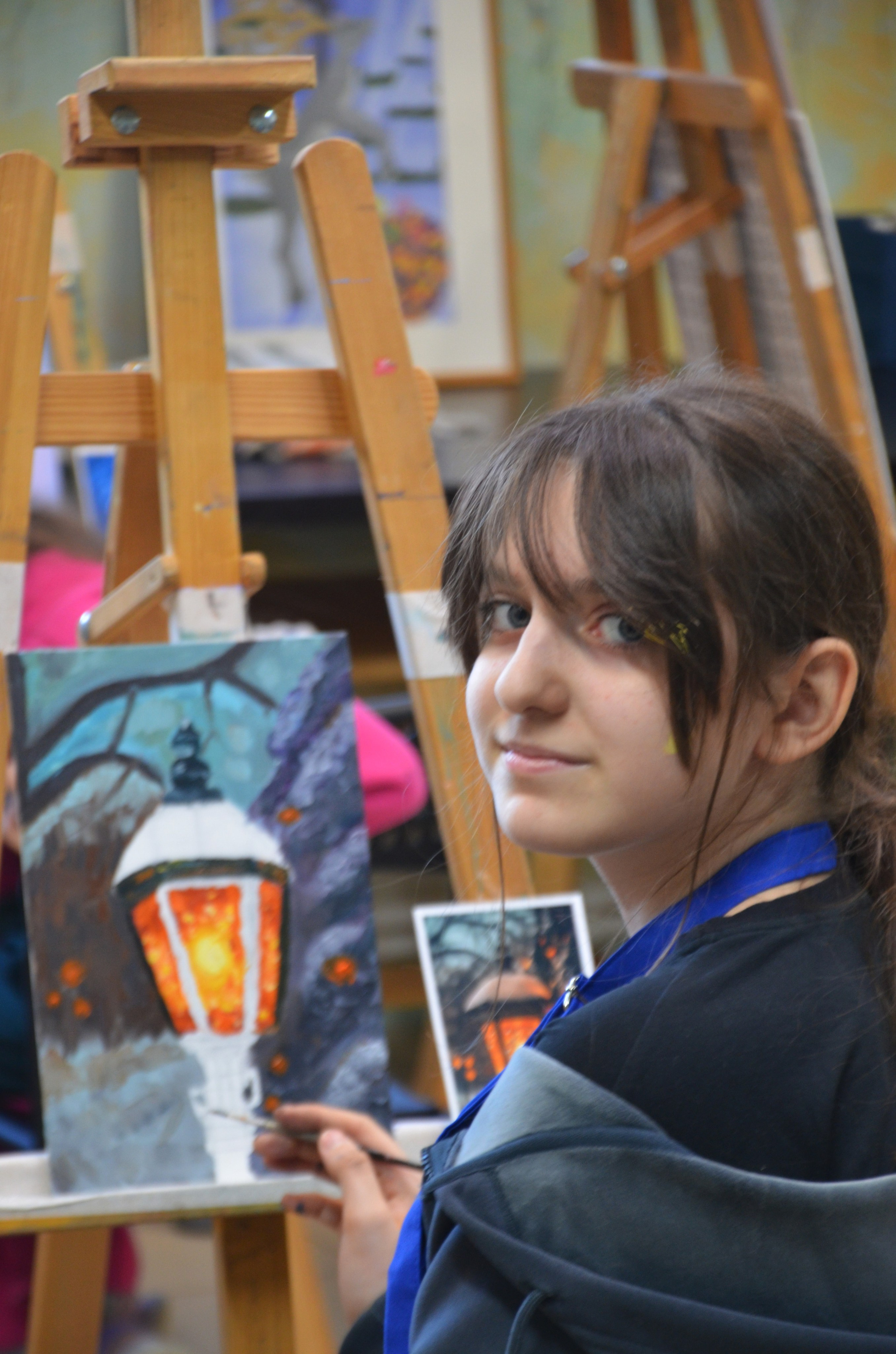 Улица, фонарь. Мастер-классы ● Изостудия «Мы рисуем!» ● Южное Бутово, Москва