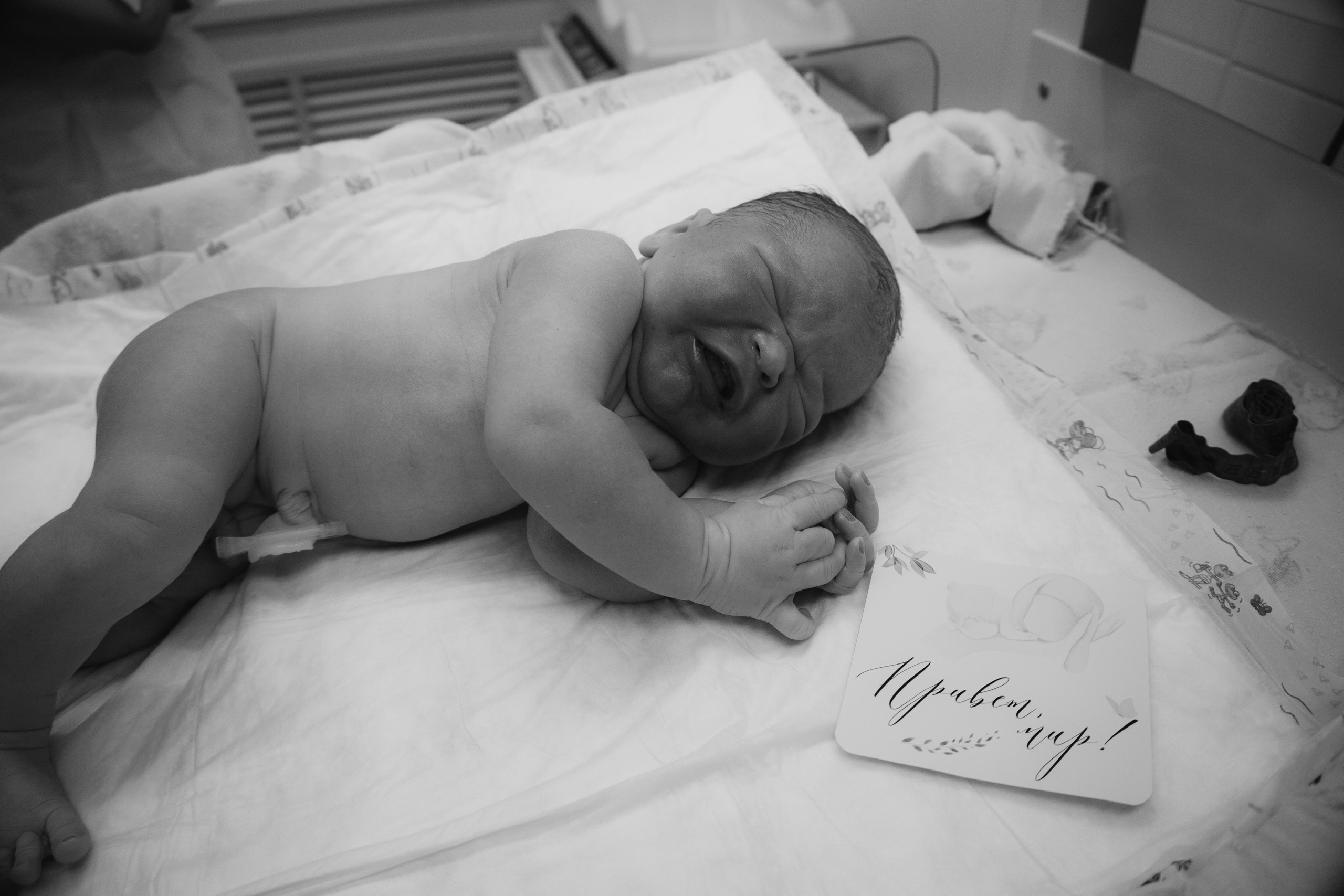 Съемка родов. Смиричевская Екатерина — фотограф новорожденных