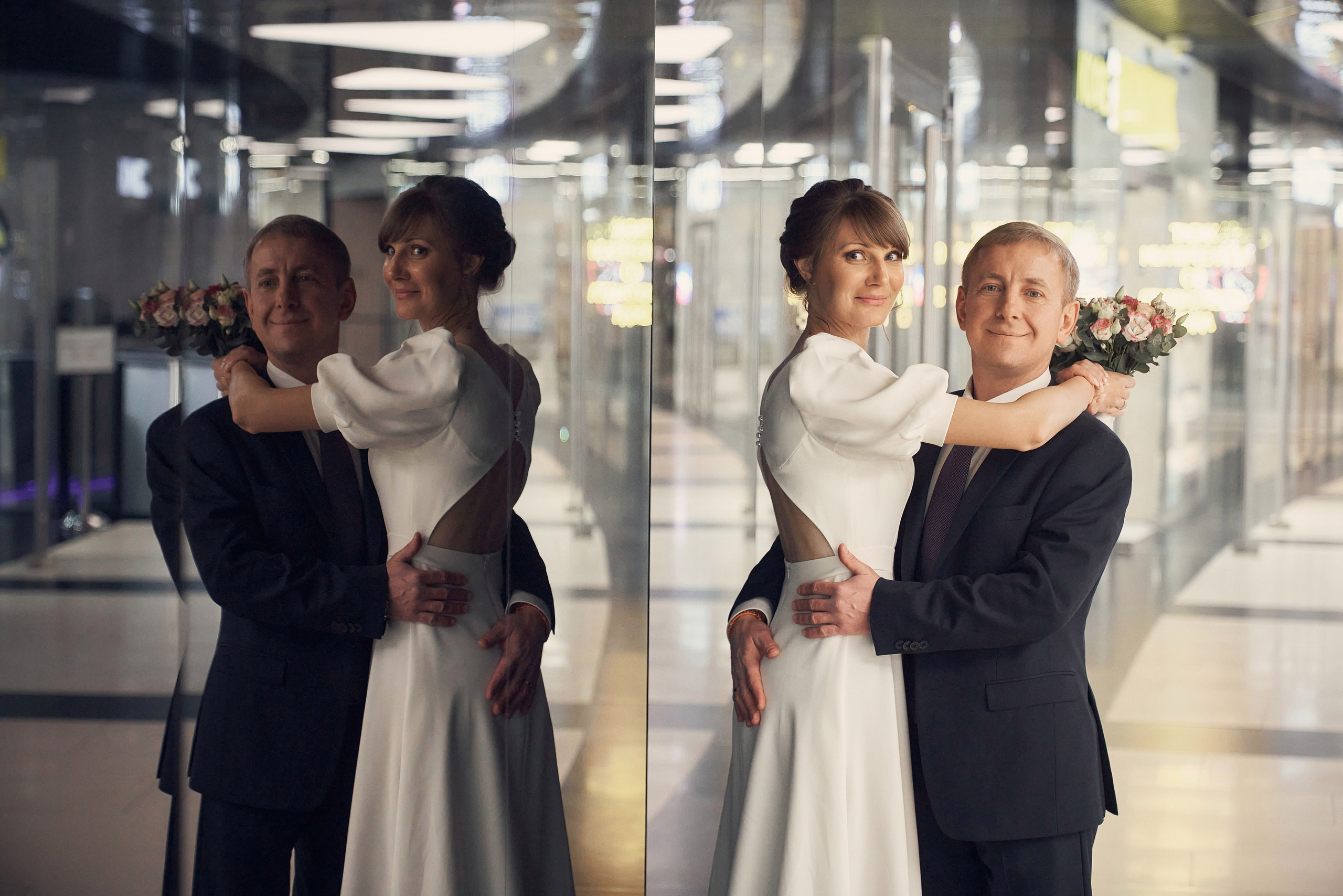 Свадебная Фотосессия в Москва-Сити, ресторан Birds