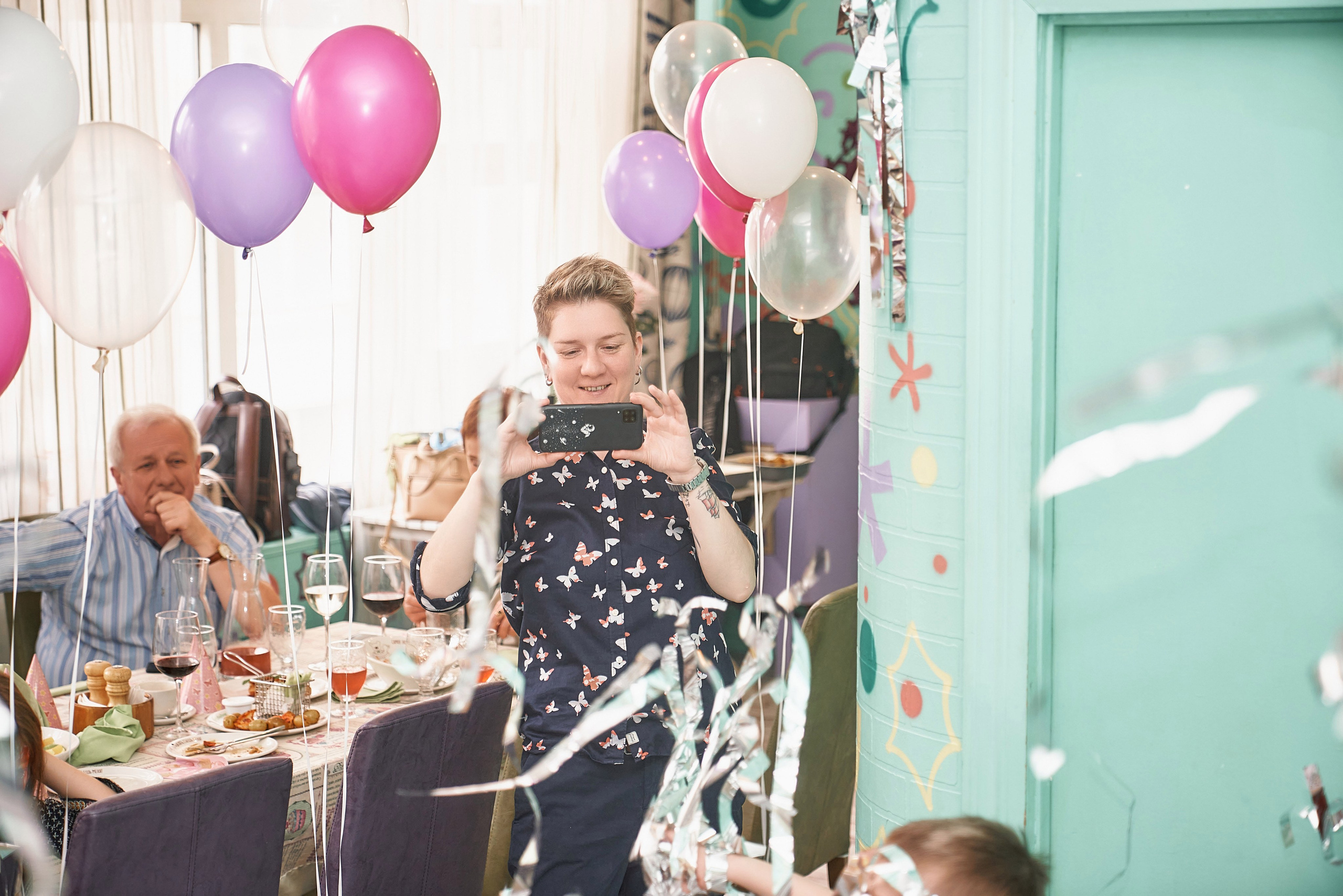 Детская Фотосессия в кафе Андерсон — день рожденье, 1 годик