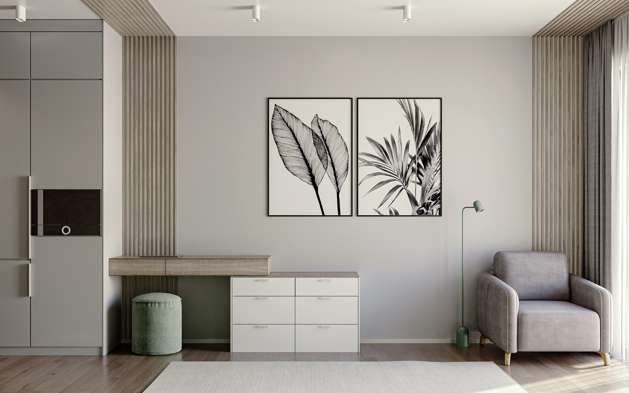 Проект Green. Дизайн интерьера под ключ в Сочи и РФ