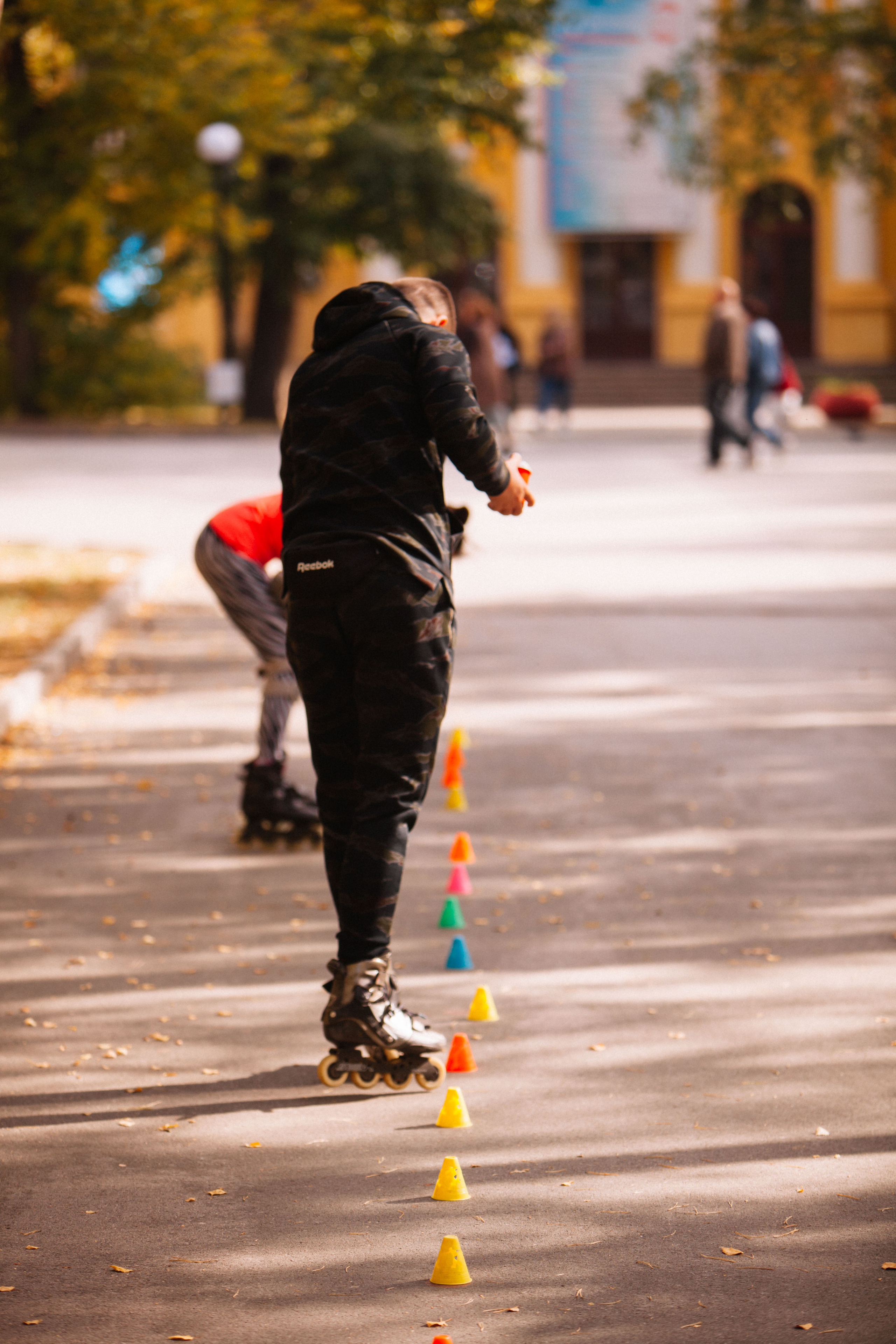 Сиброллер съемка в парке. Репортажный фотограф в Новосибирске