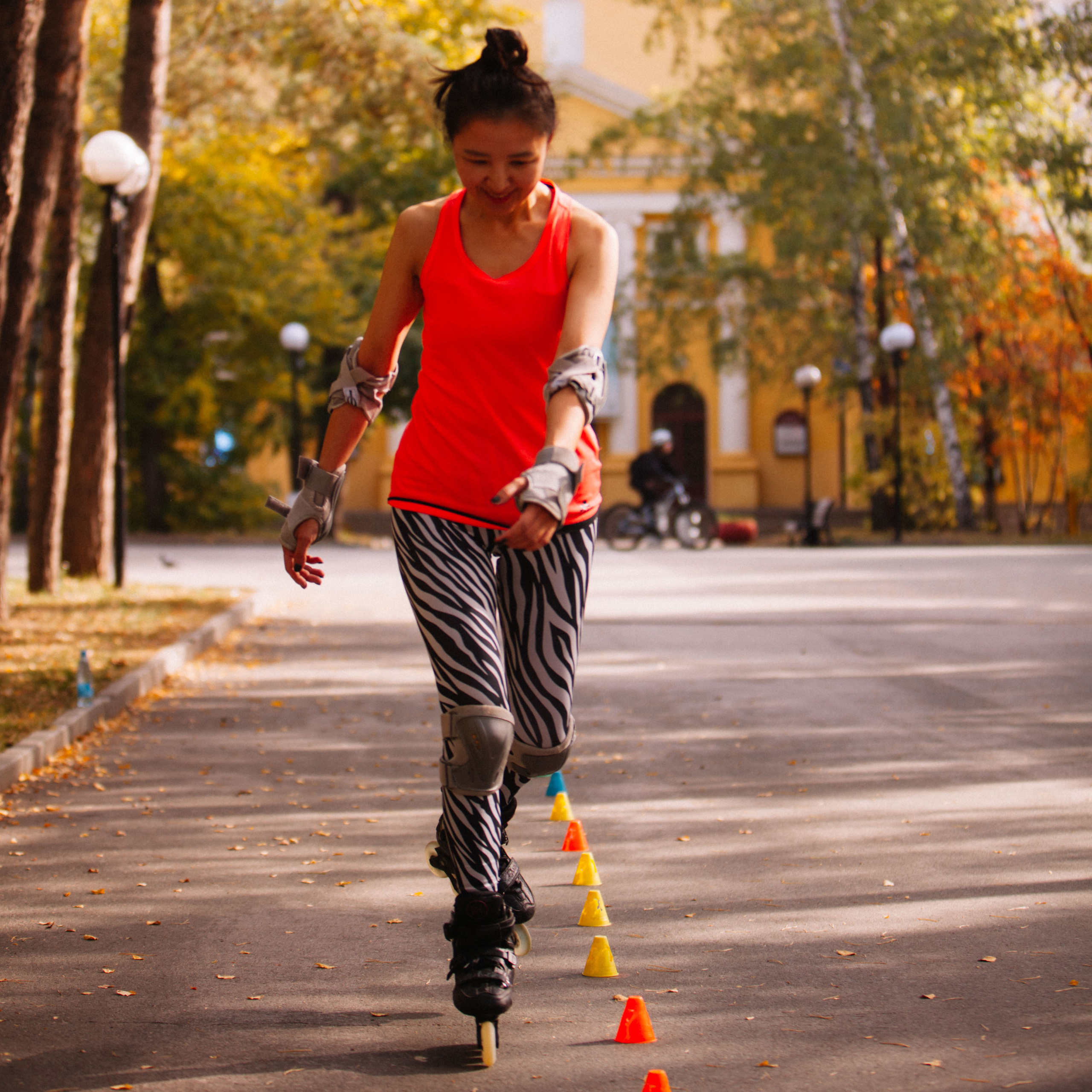 Сиброллер съемка в парке. Репортажный фотограф в Новосибирске