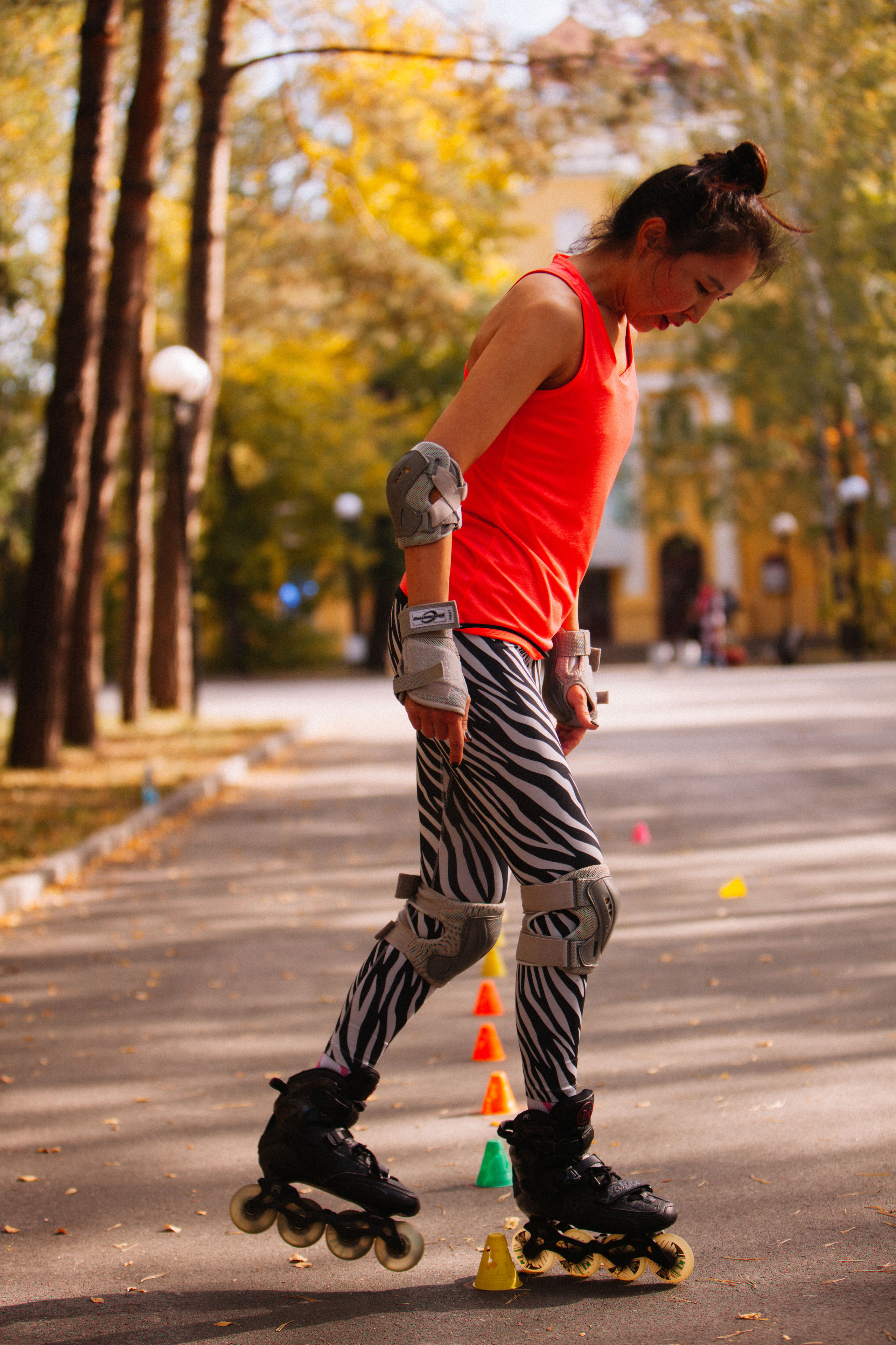 Сиброллер съемка в парке. Репортажный фотограф в Новосибирске
