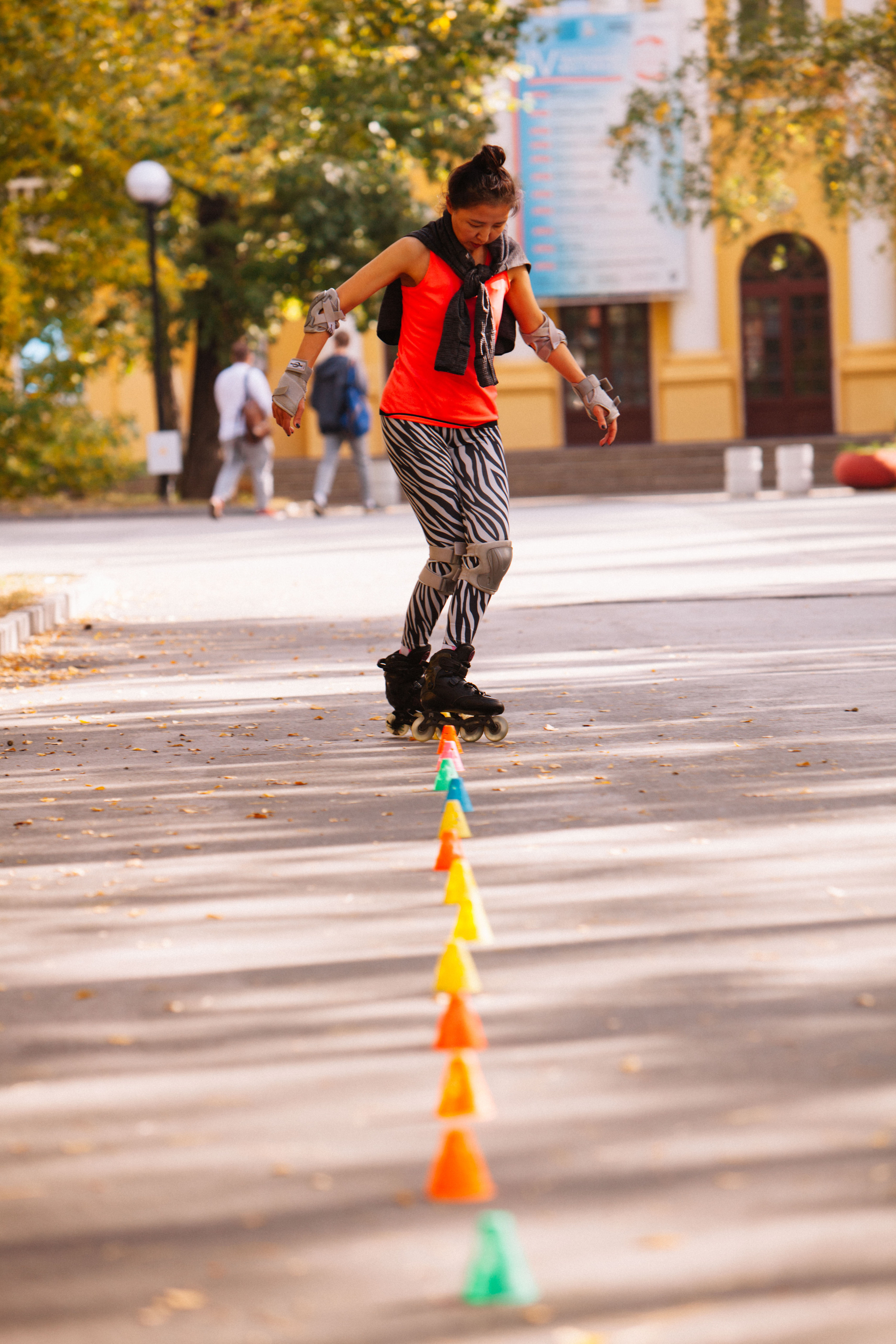 Сиброллер съемка в парке. Репортажный фотограф в Новосибирске
