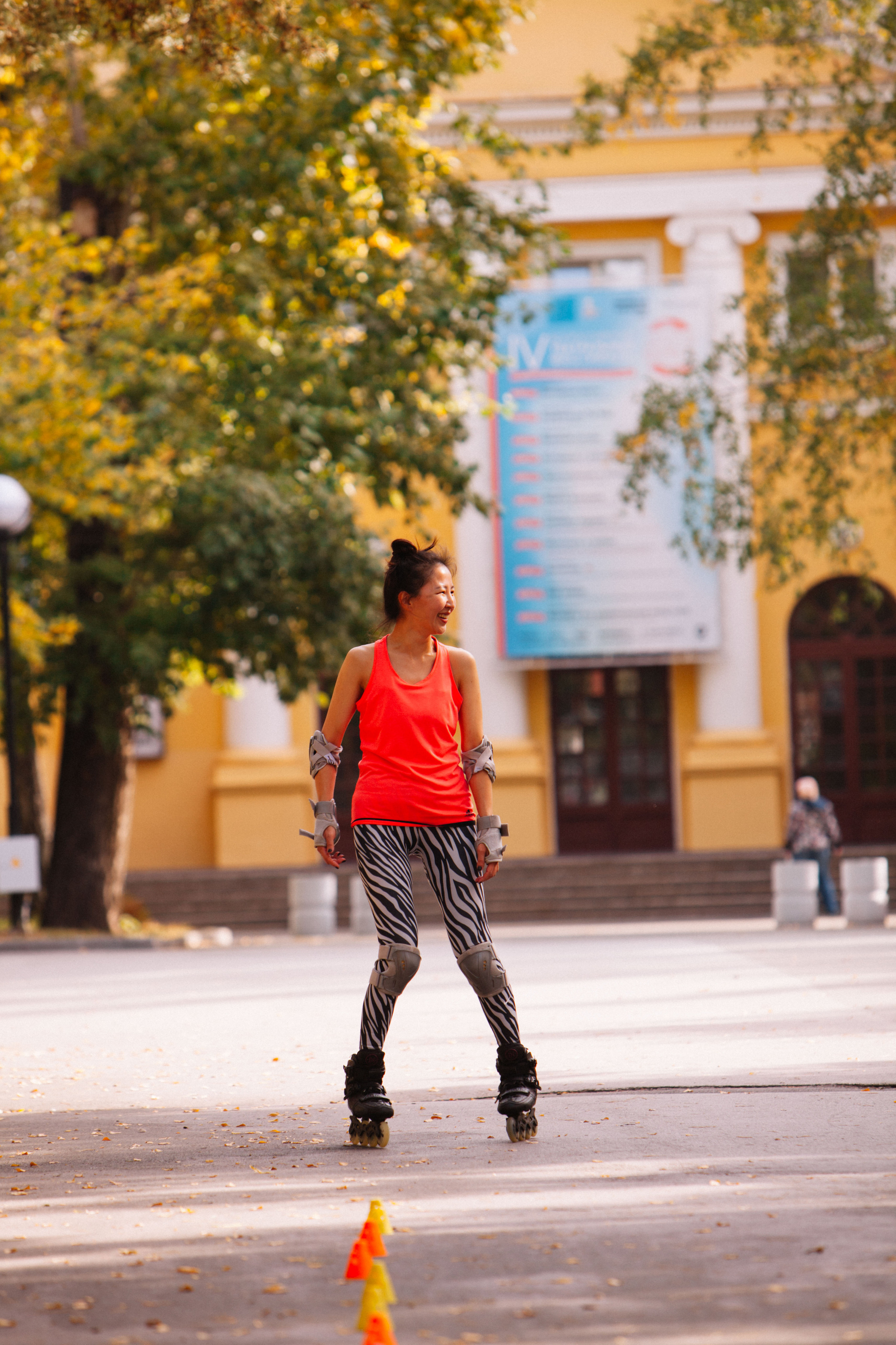 Сиброллер съемка в парке. Репортажный фотограф в Новосибирске