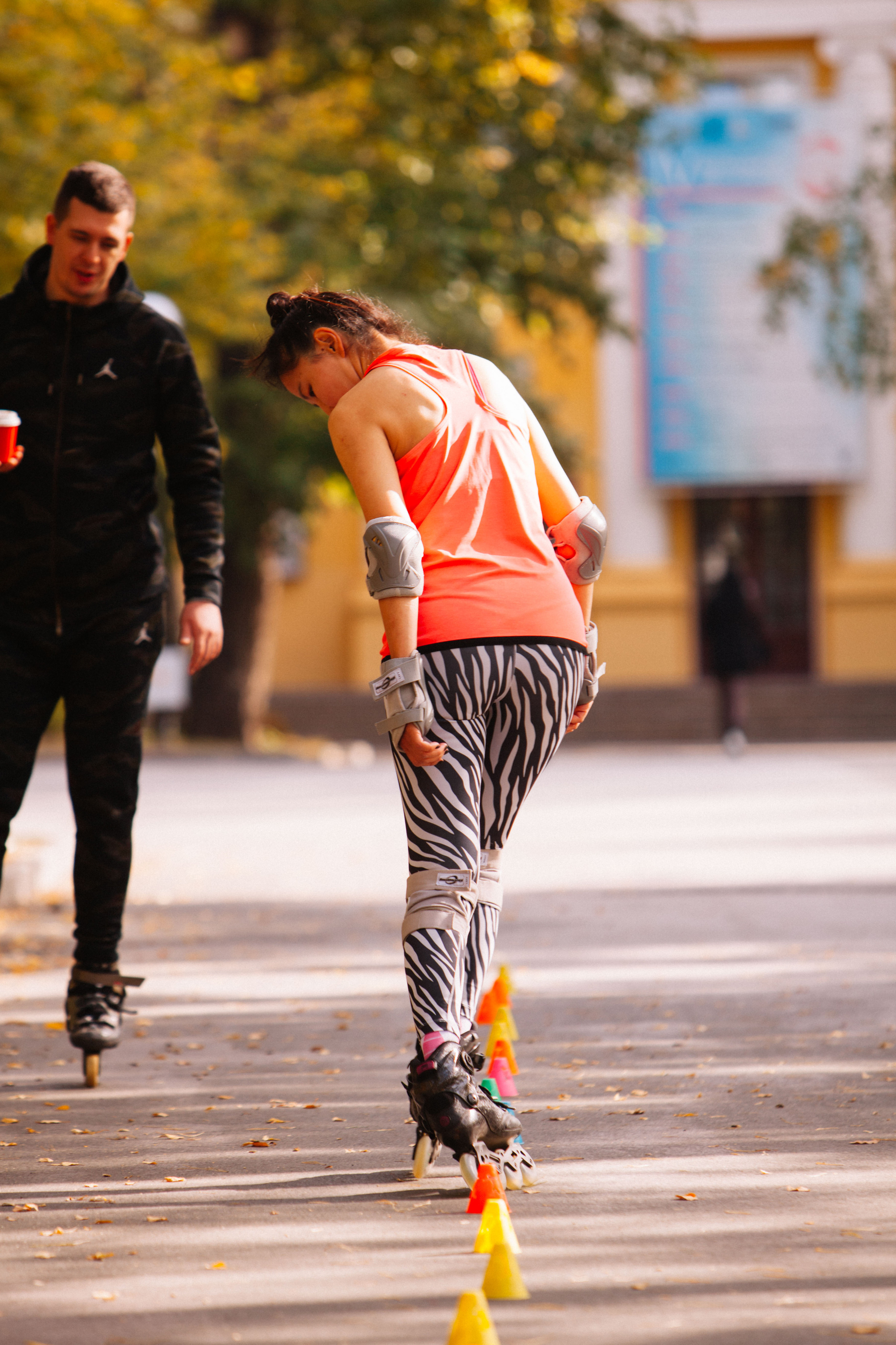 Сиброллер съемка в парке. Репортажный фотограф в Новосибирске