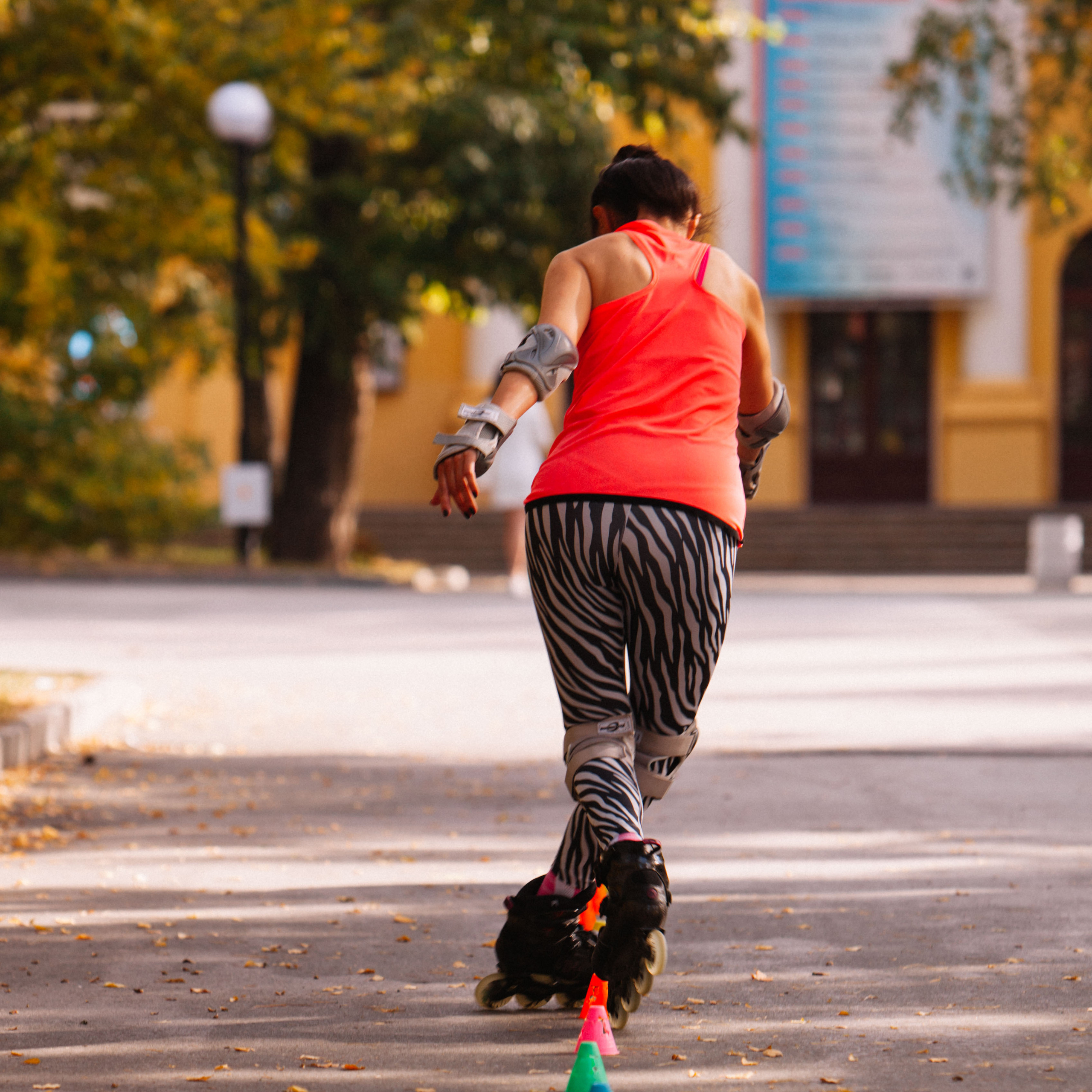 Сиброллер съемка в парке. Репортажный фотограф в Новосибирске