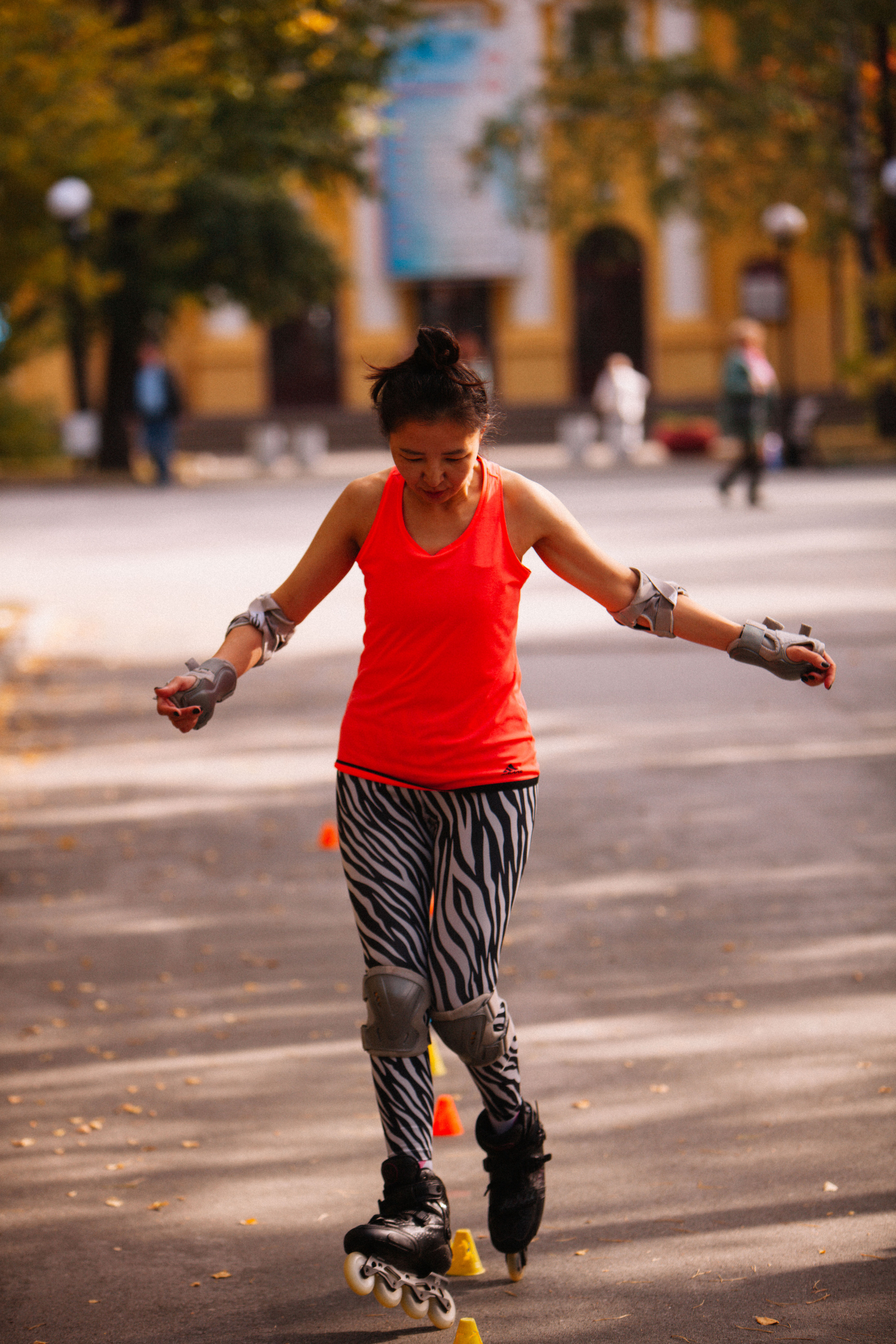 Сиброллер съемка в парке. Репортажный фотограф в Новосибирске