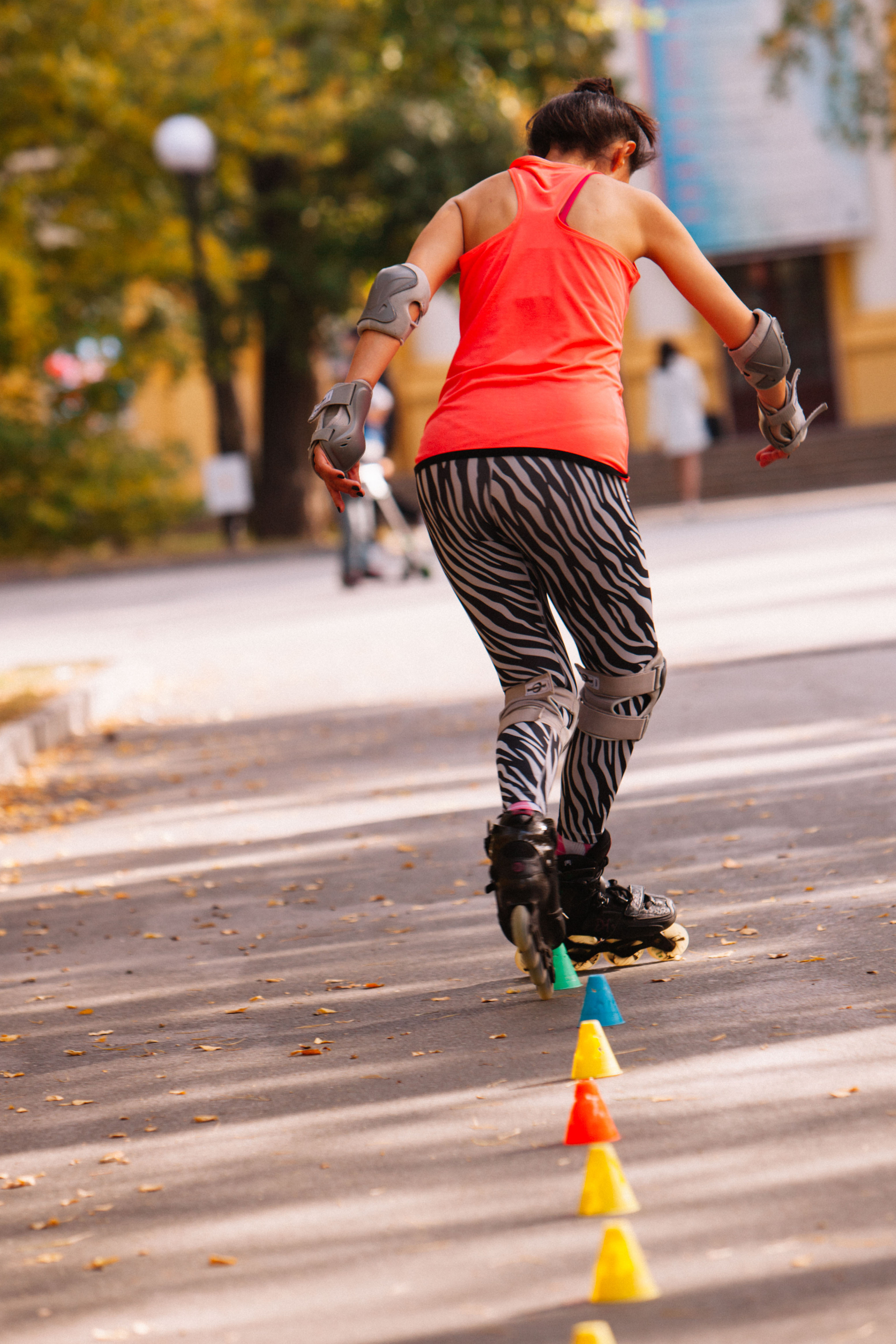 Сиброллер съемка в парке. Репортажный фотограф в Новосибирске