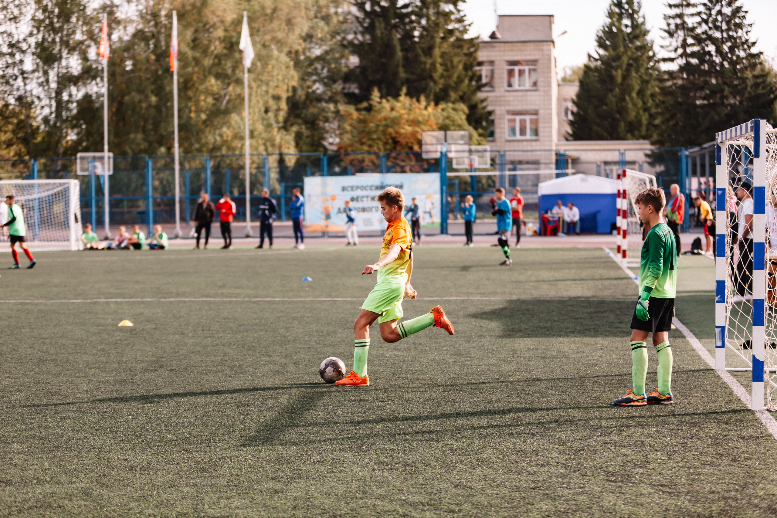 Всероссийский фестиваль детского дворового футбола 6×6 (D.V.O.R). Репортажный фотограф в Новосибирске