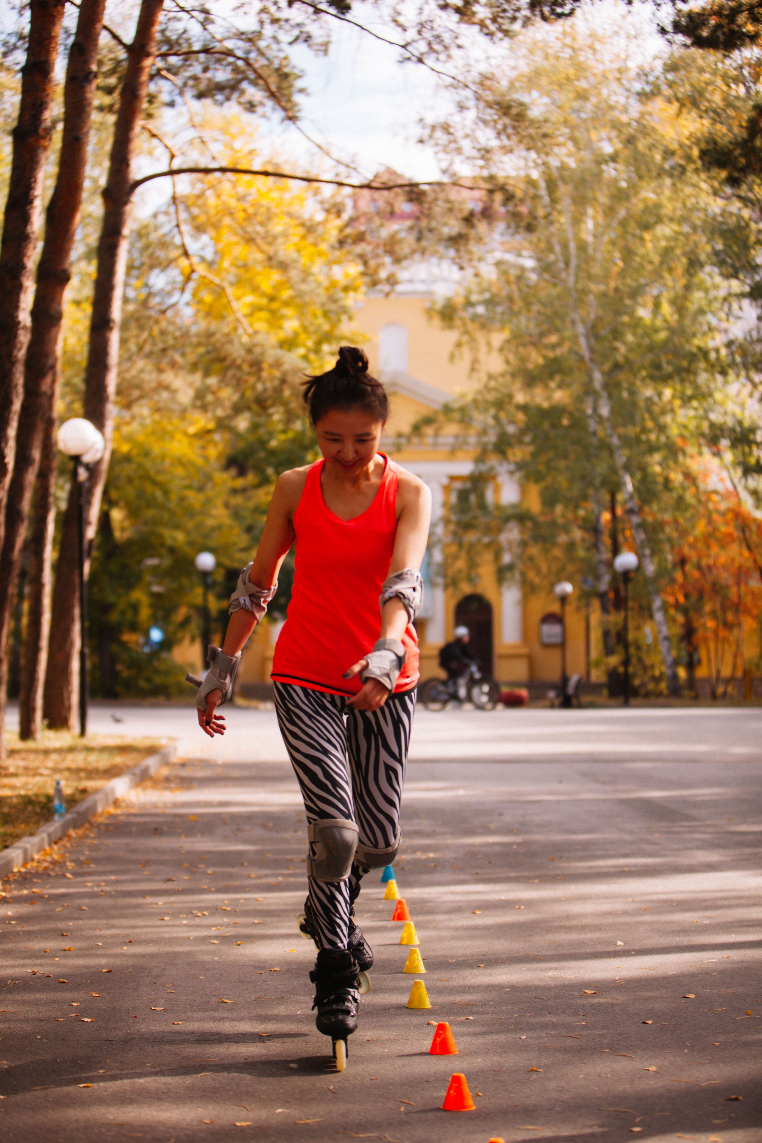 Сиброллер съемка в парке. Репортажный фотограф в Новосибирске