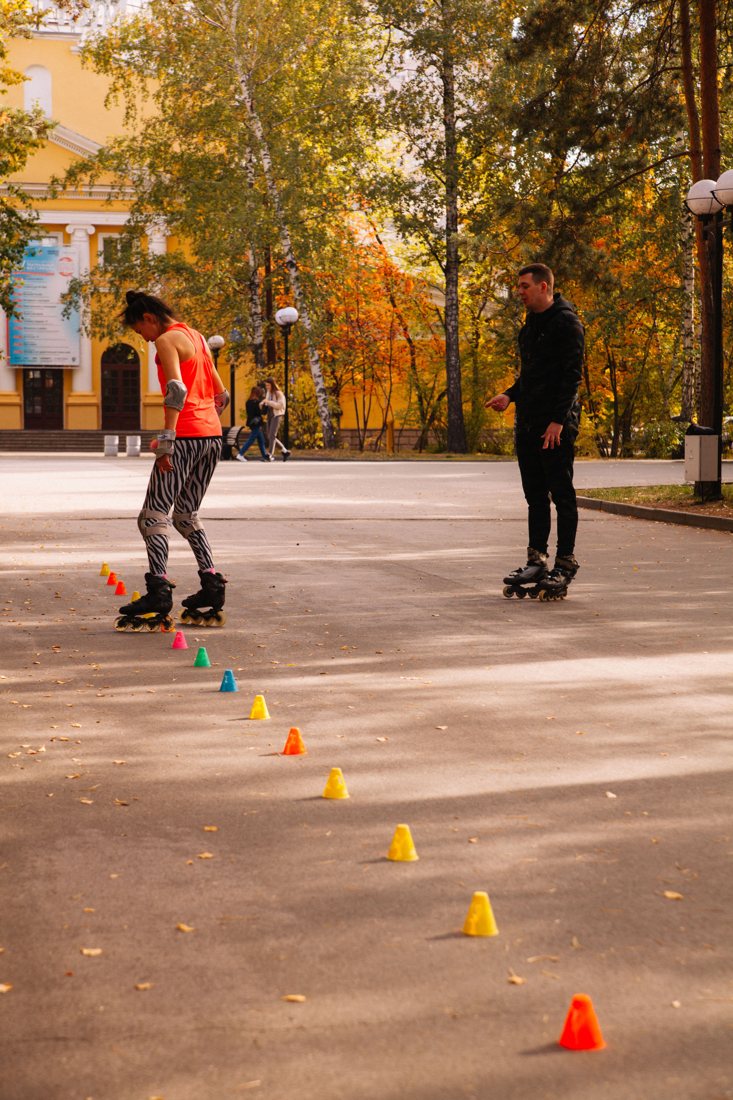 Сиброллер съемка в парке. Репортажный фотограф в Новосибирске