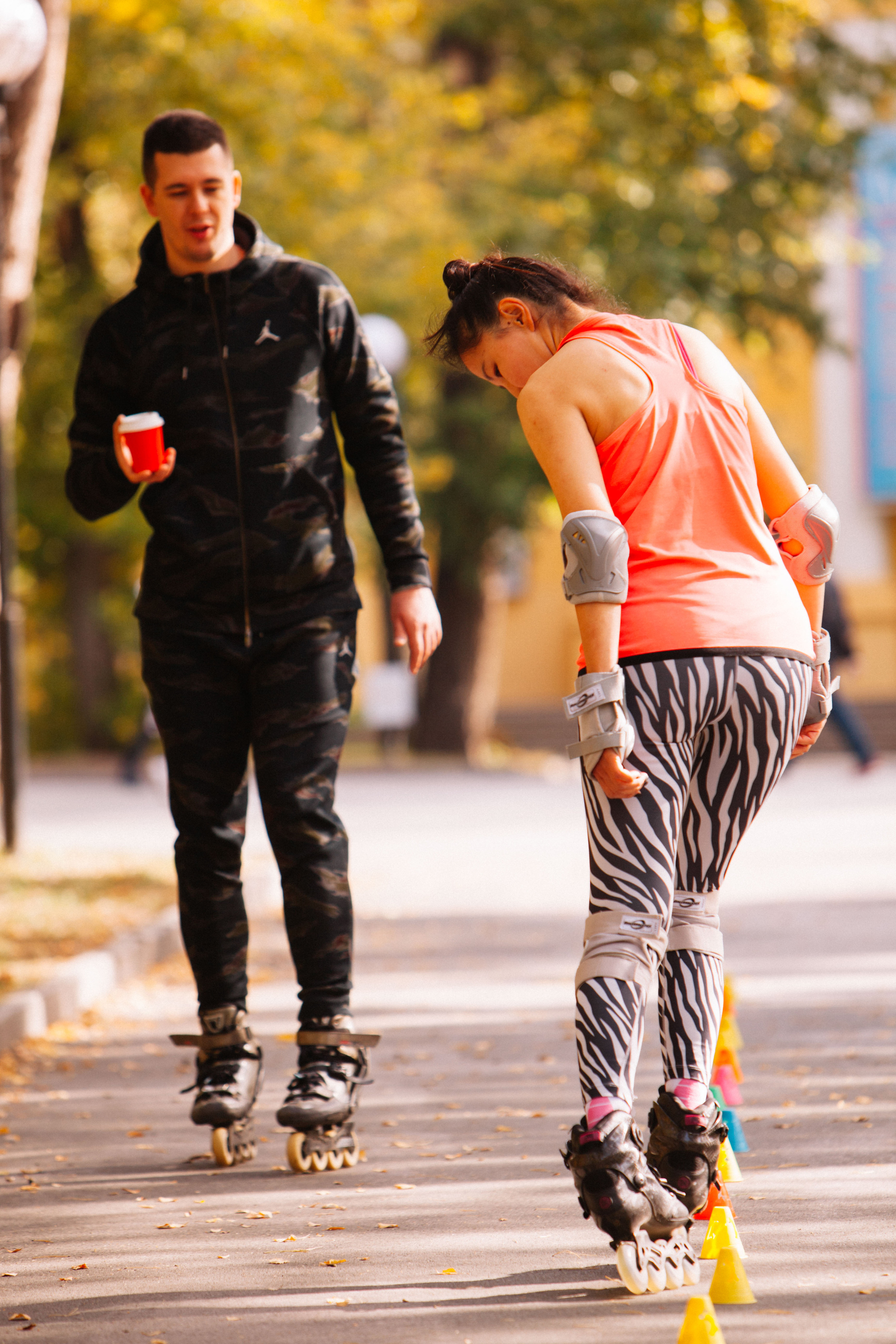 Сиброллер съемка в парке. Репортажный фотограф в Новосибирске