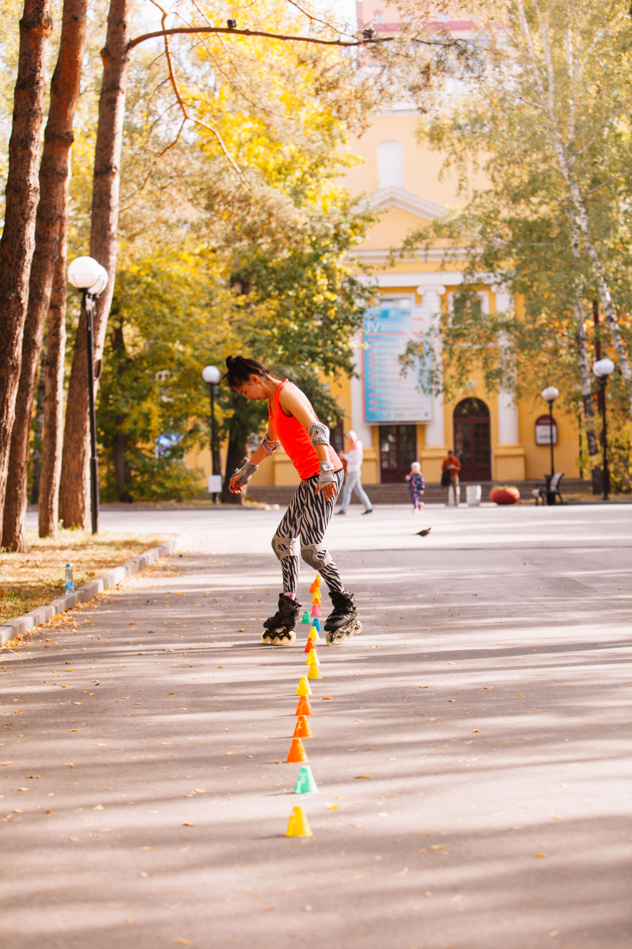 Сиброллер съемка в парке. Репортажный фотограф в Новосибирске