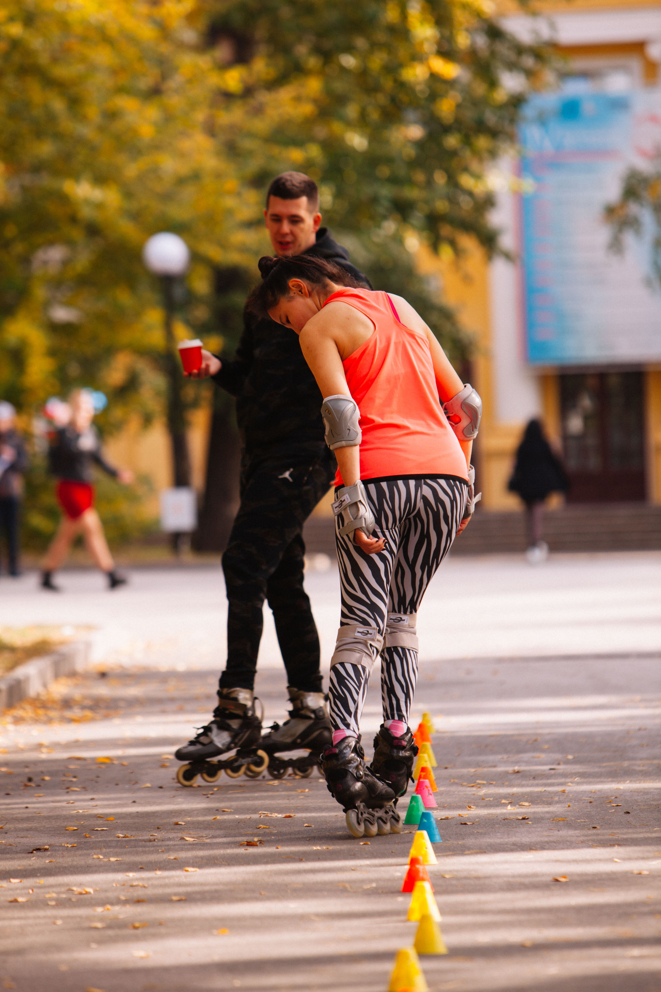 Сиброллер съемка в парке. Репортажный фотограф в Новосибирске