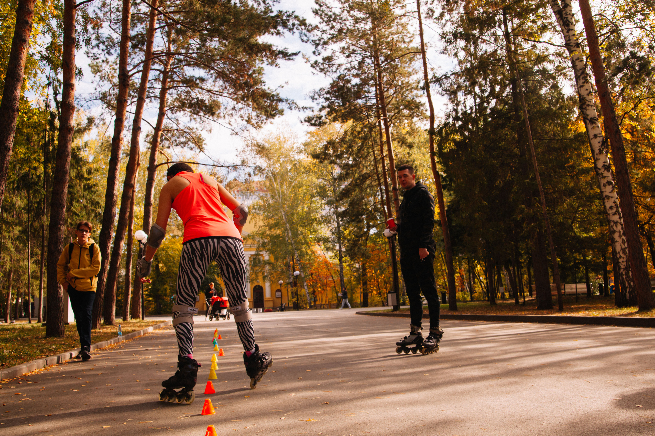 Сиброллер съемка в парке. Репортажный фотограф в Новосибирске
