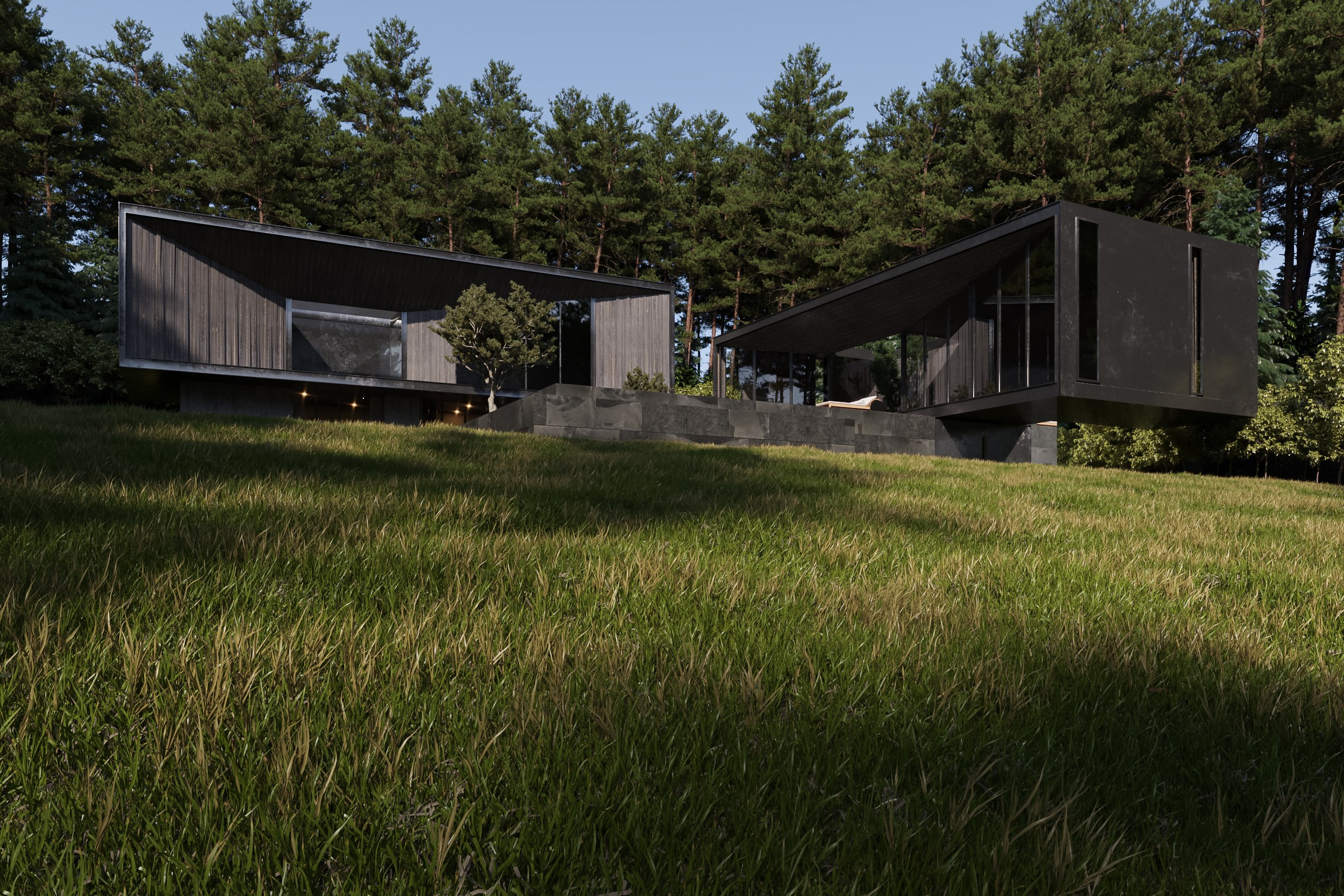 Y/A/O RESIDENCE. 3D визуализация интерьера и архитектурной среды