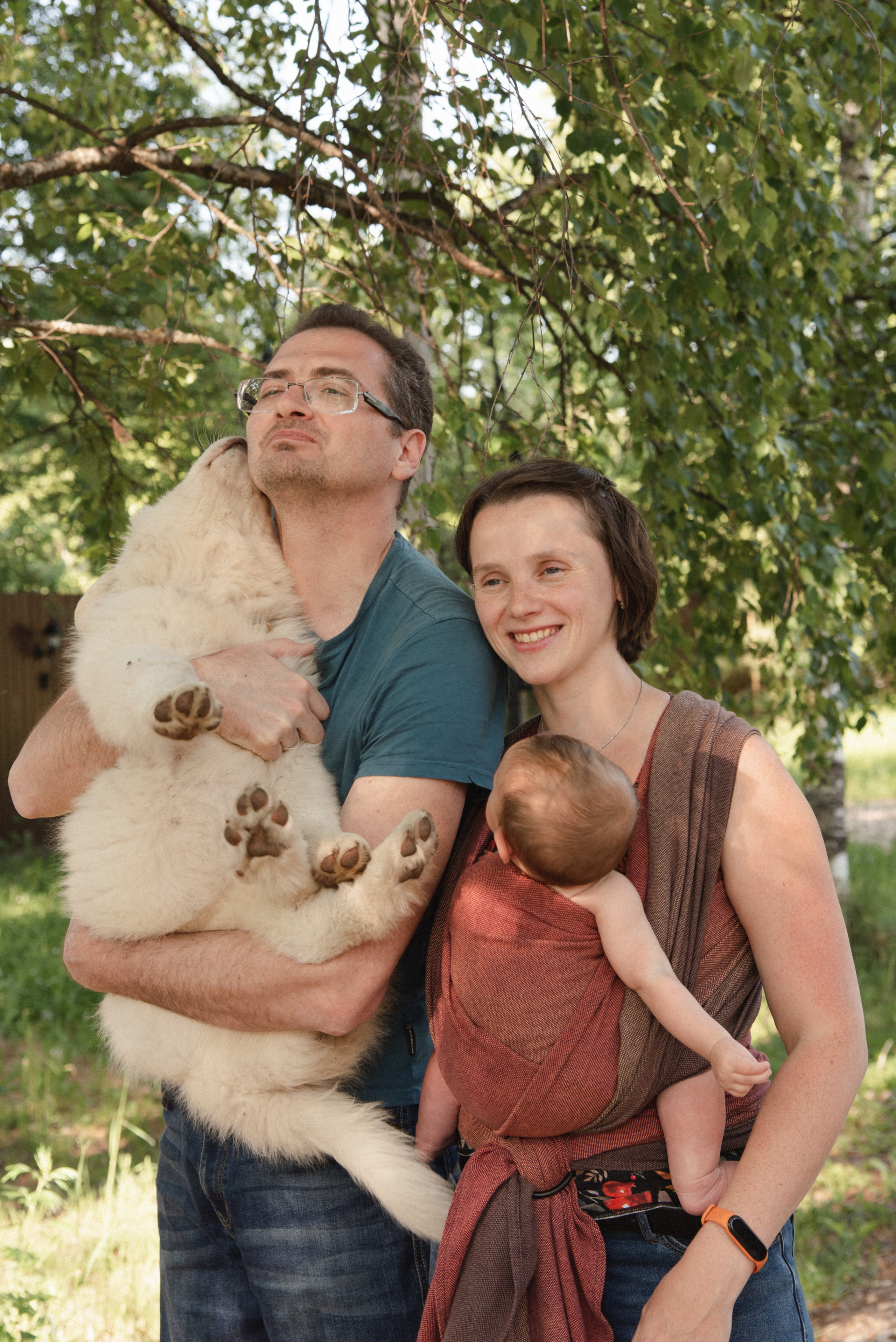 Наташа и её семья. Портретный фотограф в Москве Анжела Губайдулина