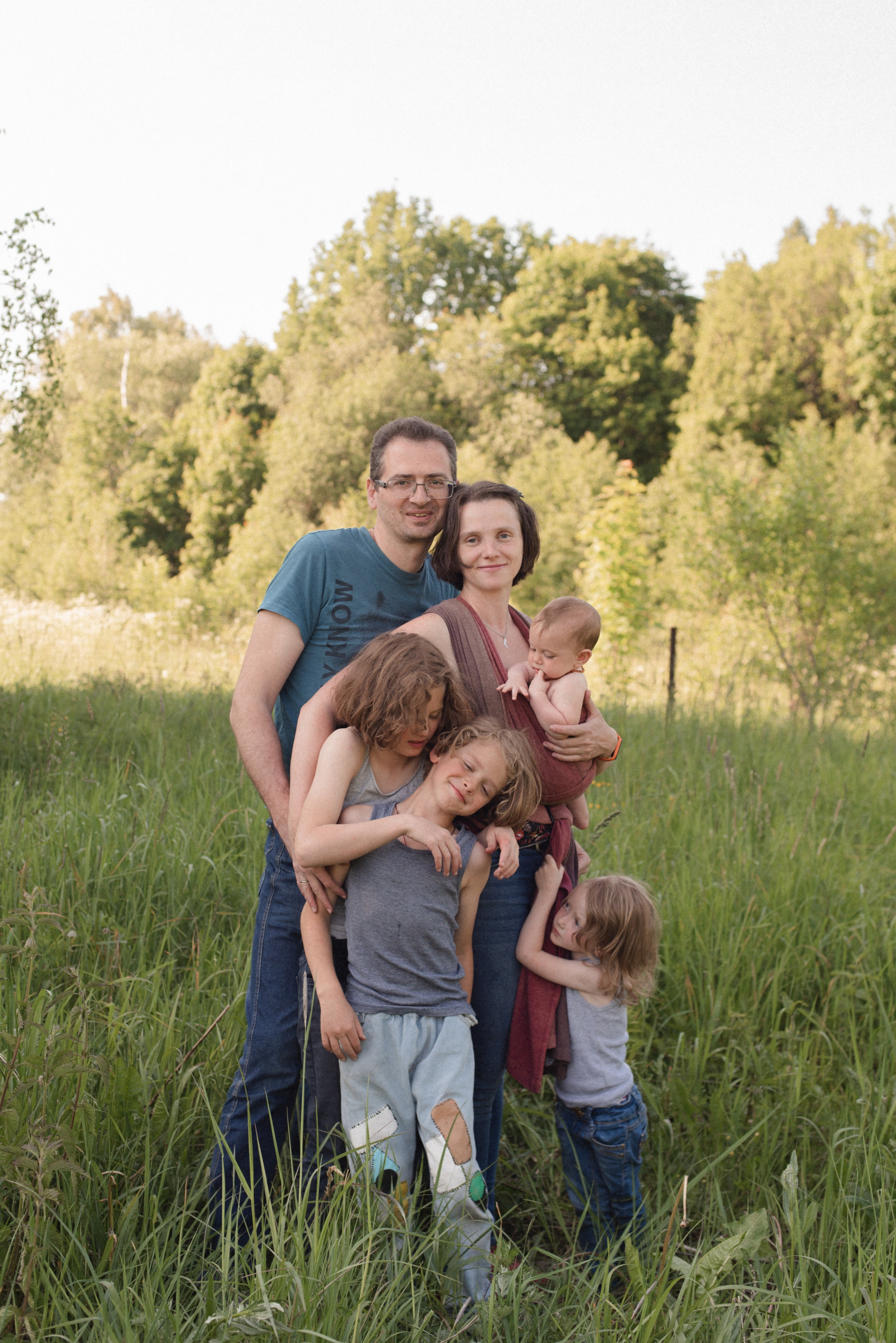 Наташа и её семья. Портретный фотограф в Москве Анжела Губайдулина