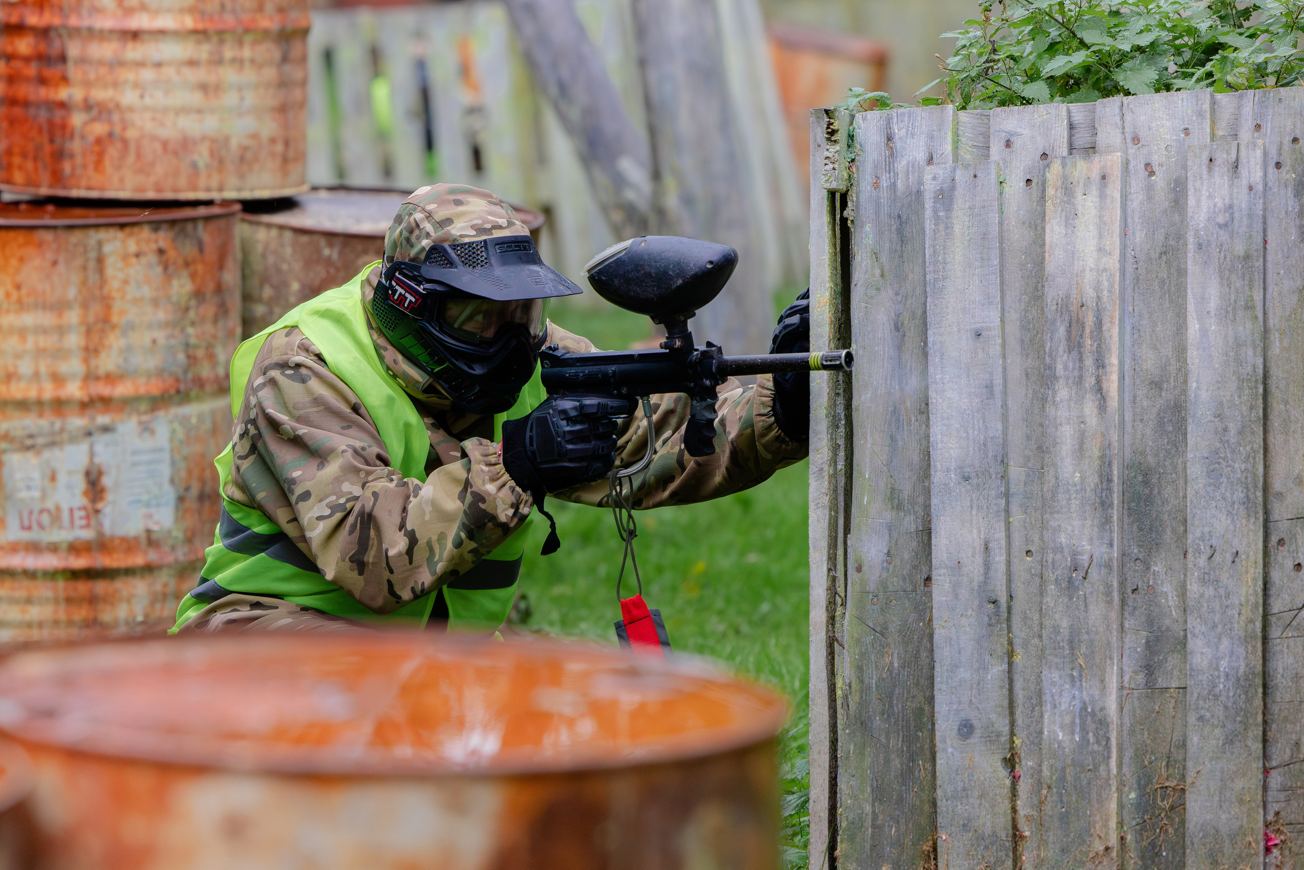 День рождения в пейнтбольном клубе Зарница. Фотограф и режиссер Московко Екатерина
