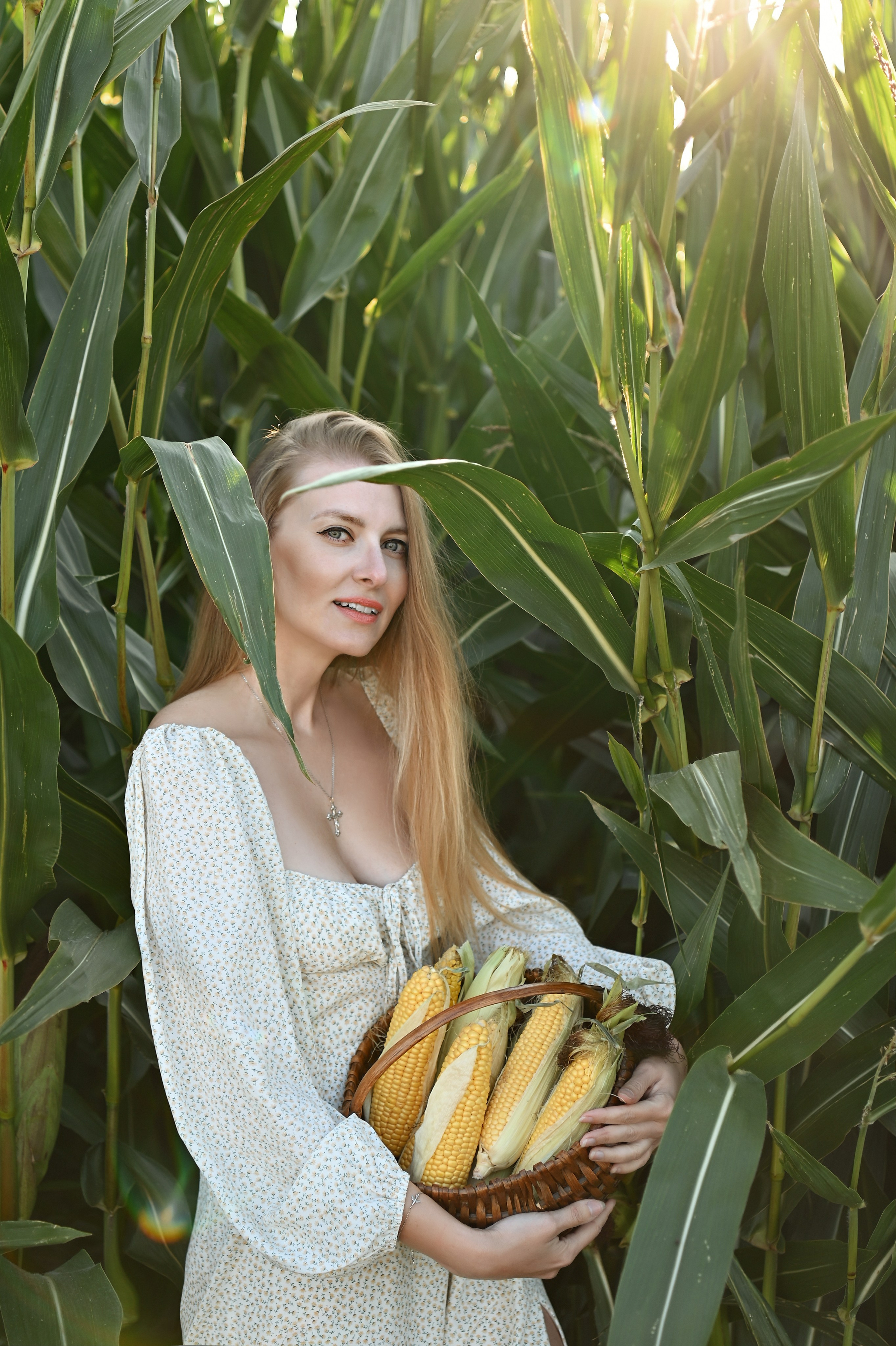 Фотосессия в кукурузном поле. Детский и семейный фотограф г. Москва Оксана Катаджи