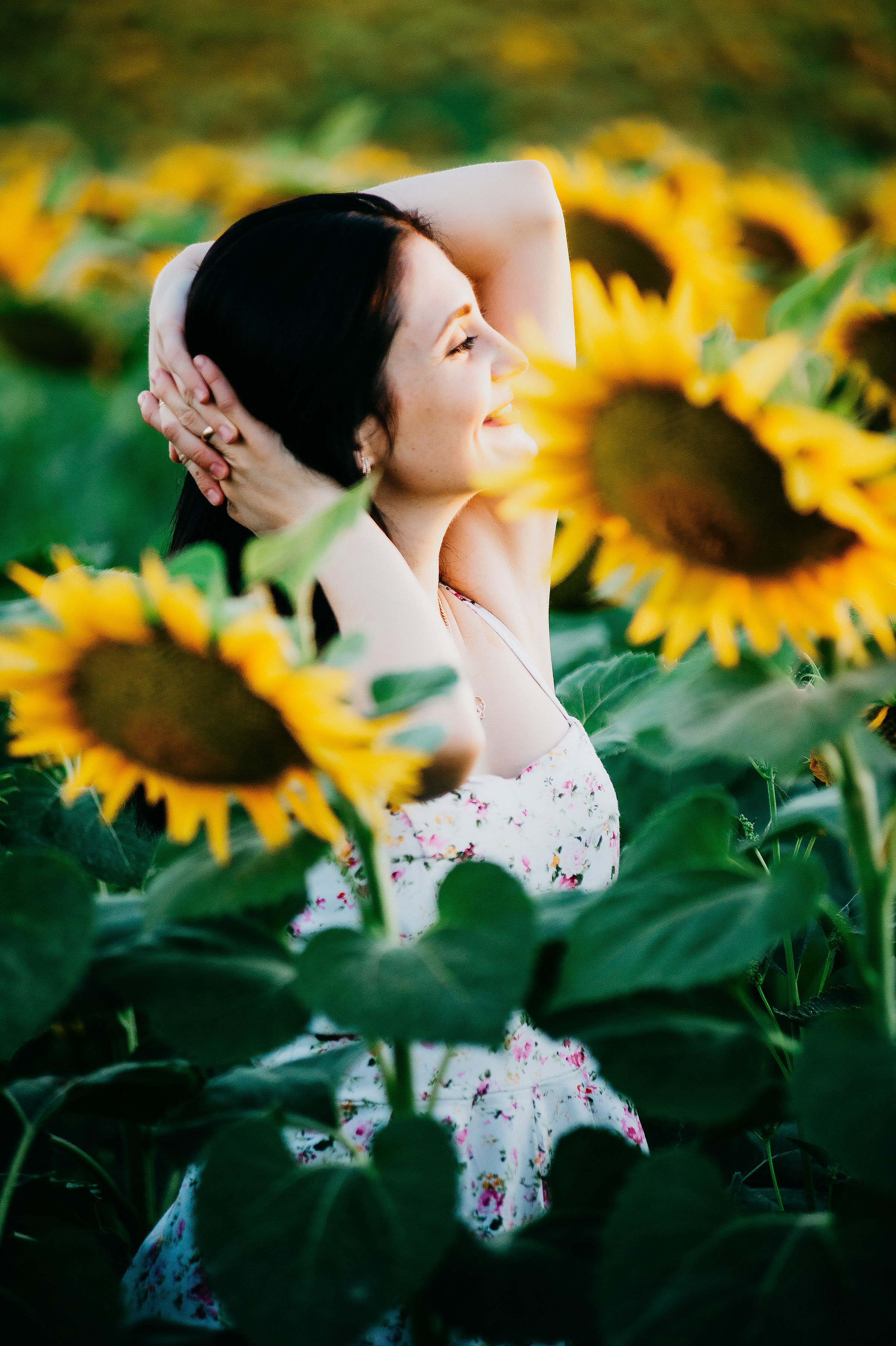 Фотосессия в подсолнухах 2020. Фотограф Ольга Бережная г. Михайловка