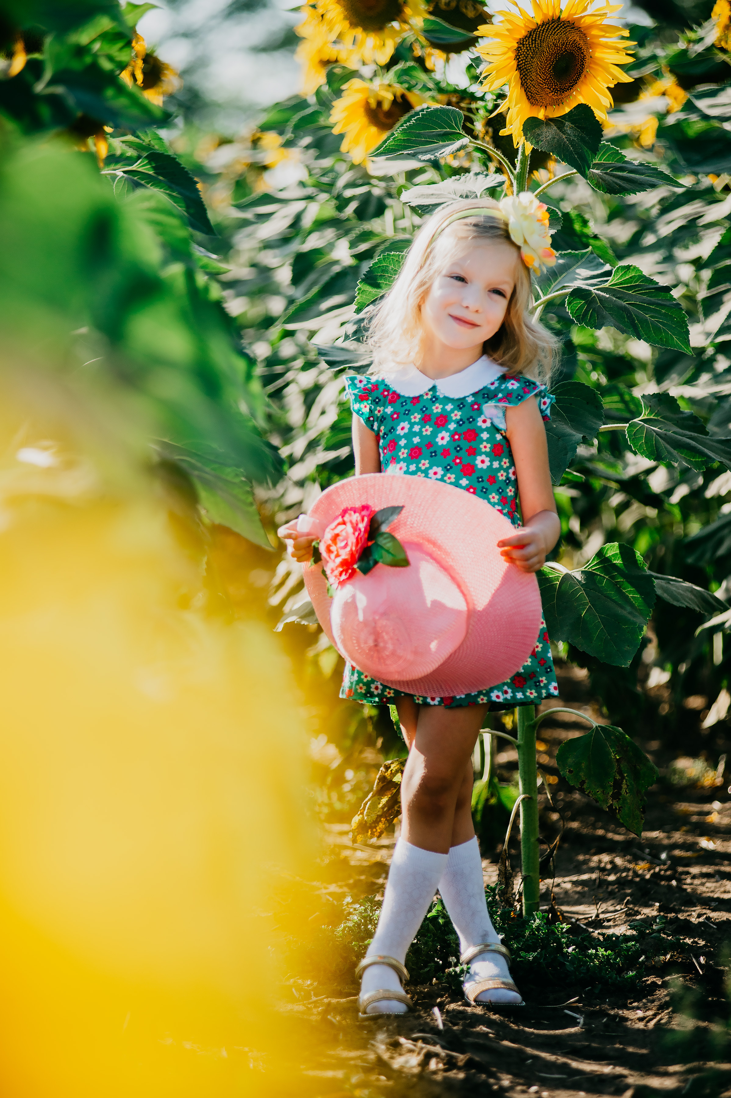 Фотосессия в подсолнухах 2020. Фотограф Ольга Бережная г. Михайловка