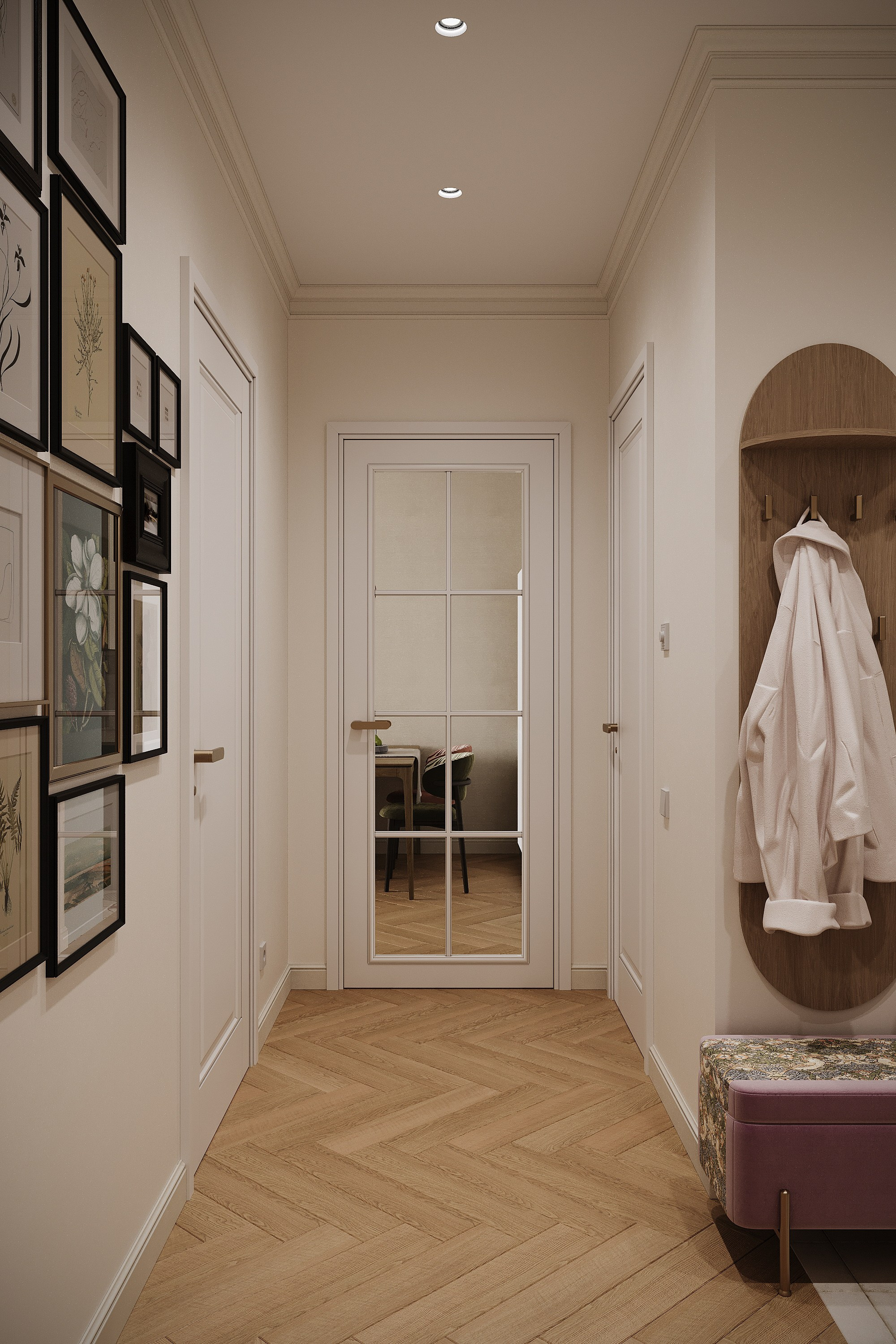 ЖК Петровский парк II — 70 м². КОМНАТА АИСТА дизайн-бюро | AIST ROOM design bureau